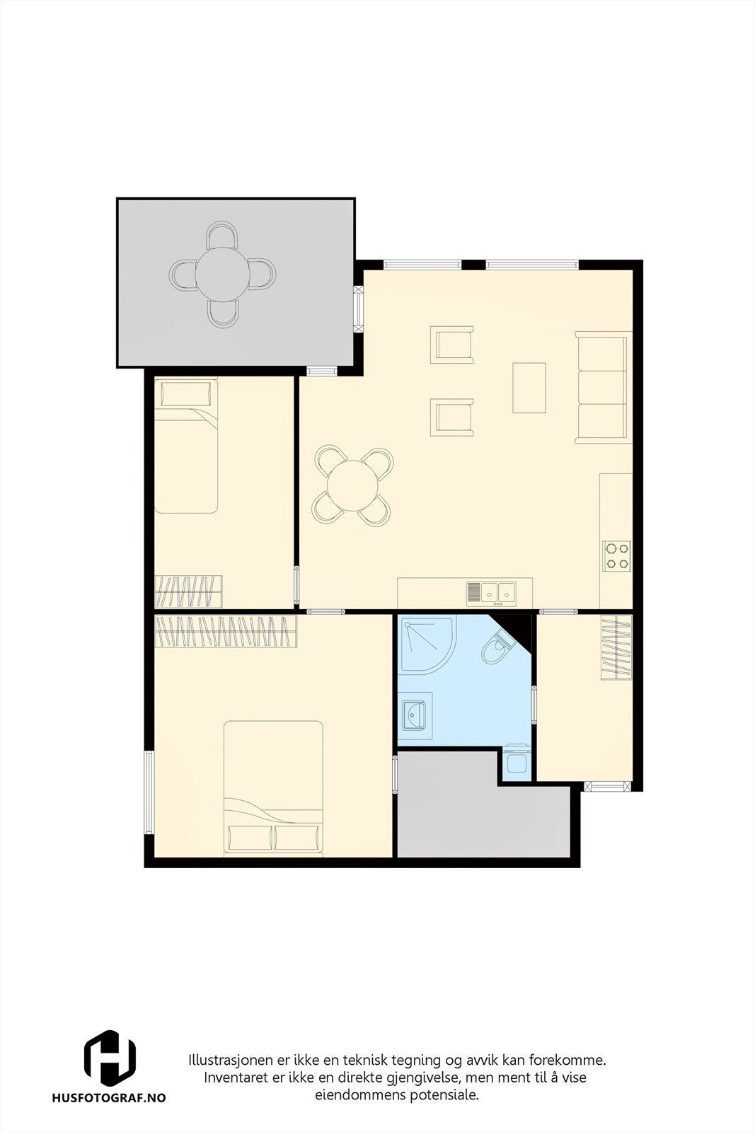 Plantegning Galleribilde