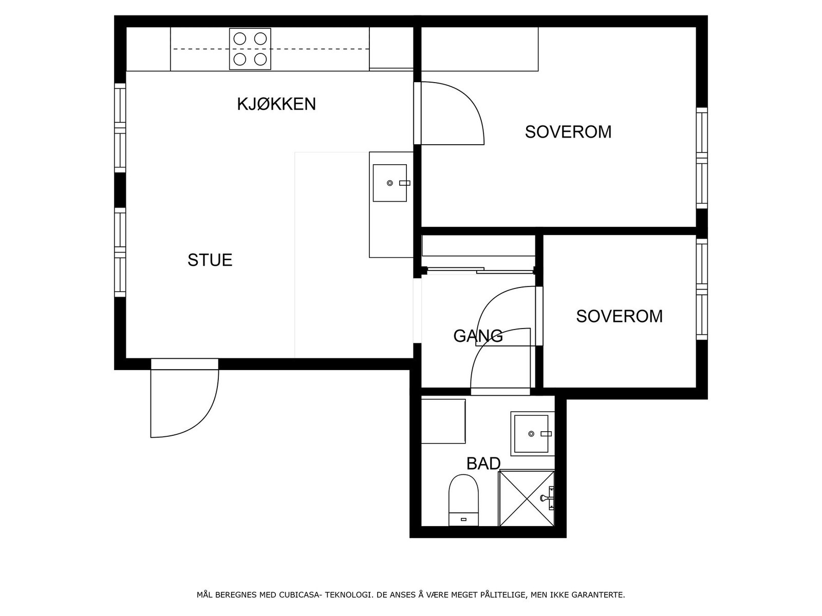 Plantegning Galleribilde