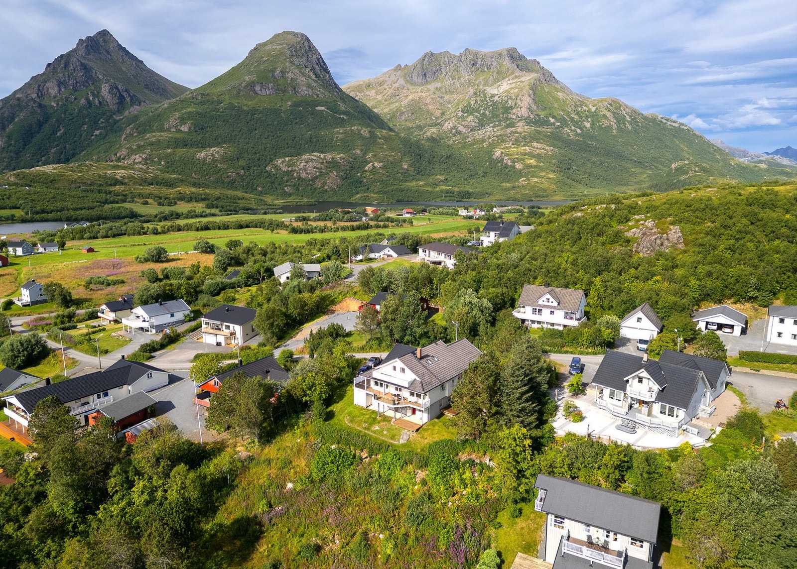Eiendommen sett fra lufta Galleribilde