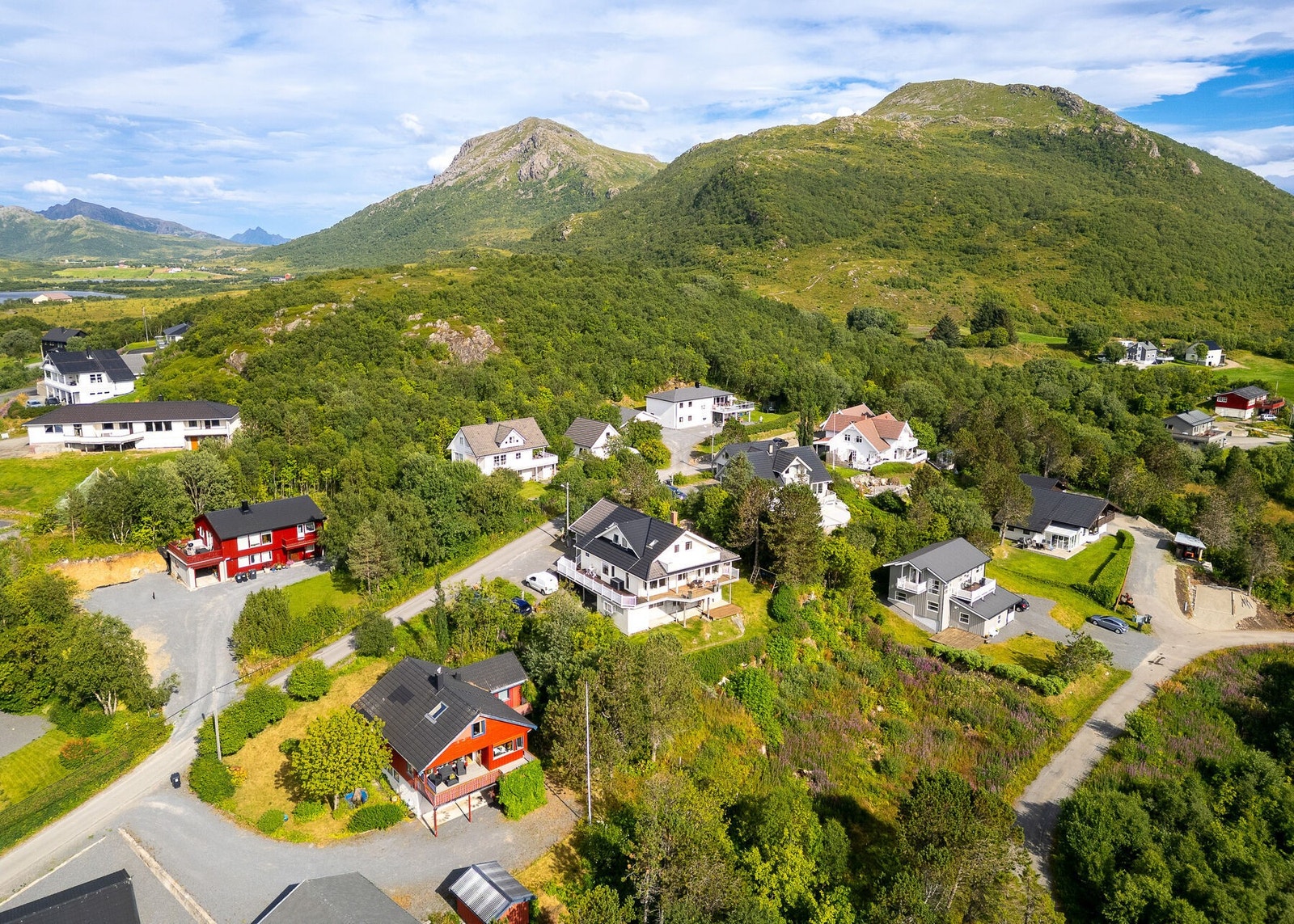 Eiendommen sett fra lufta Galleribilde