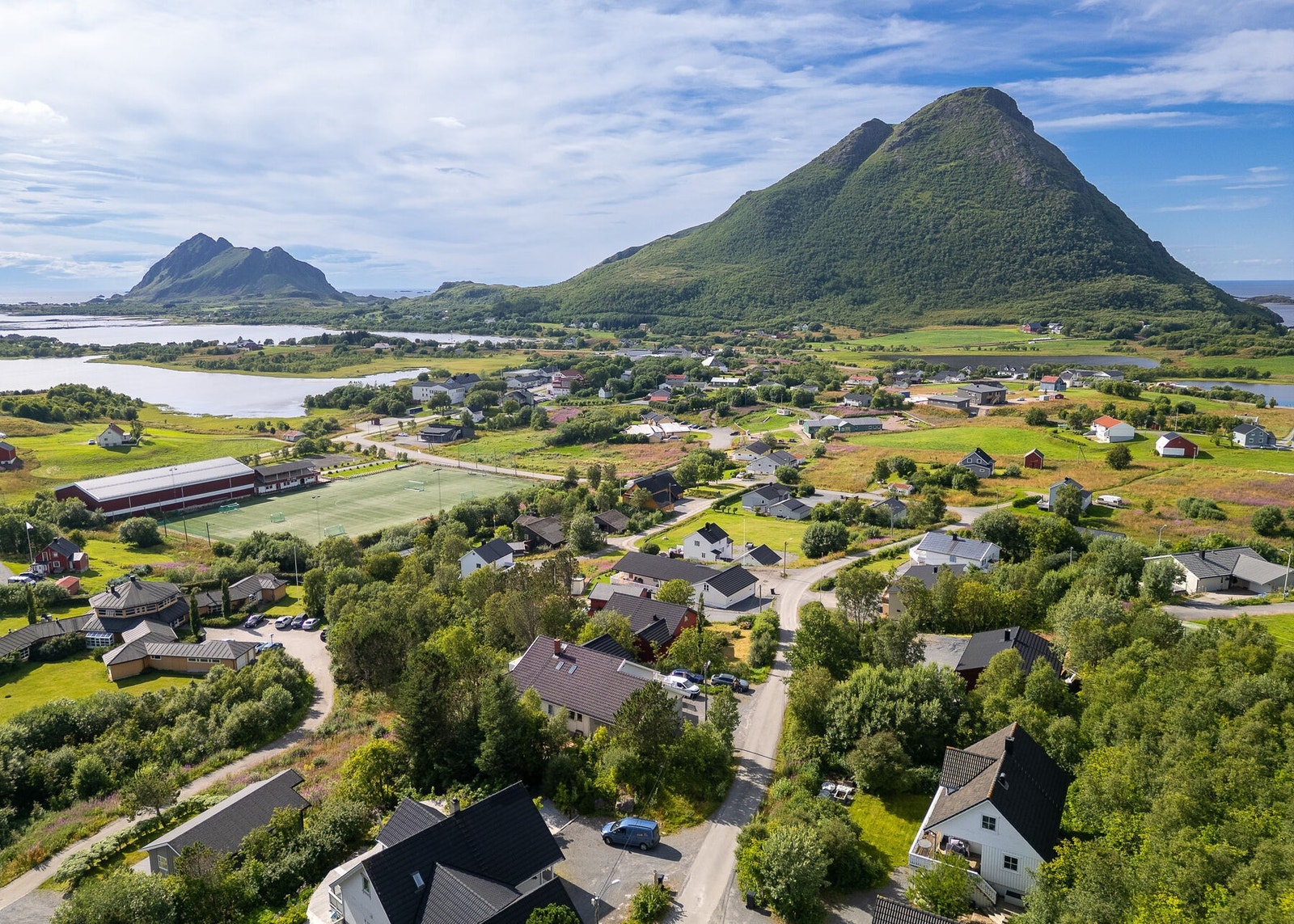 Eiendommen sett fra lufta Galleribilde
