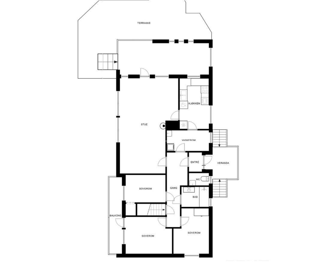 Plantegning Galleribilde