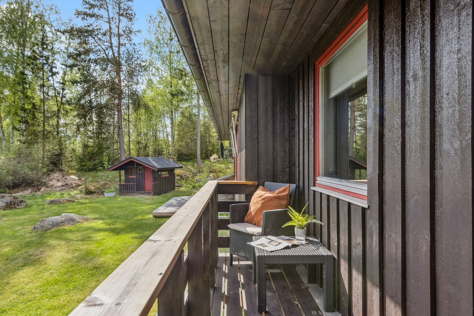 Balkong utenfor hovedsoverom Galleribilde