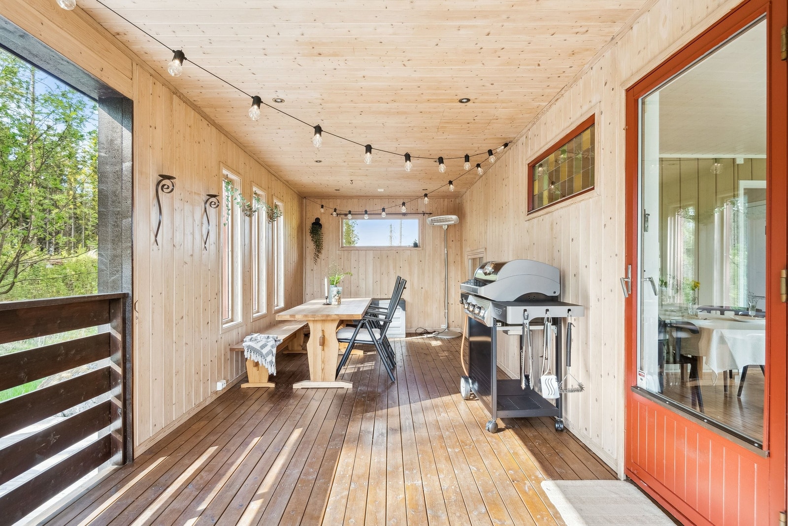 Overbygget terrasse Galleribilde