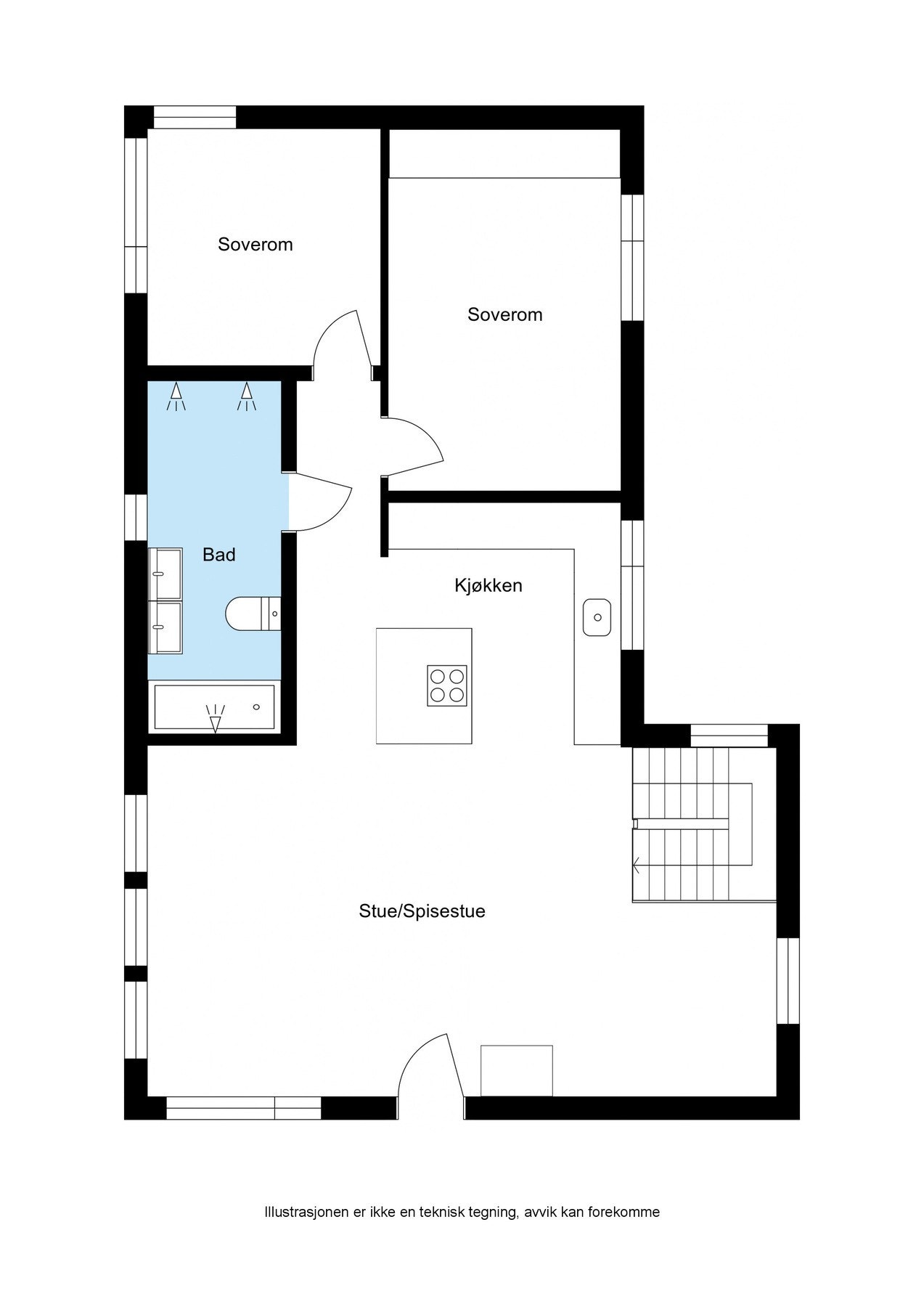 Plantegning 2.etasje. Galleribilde