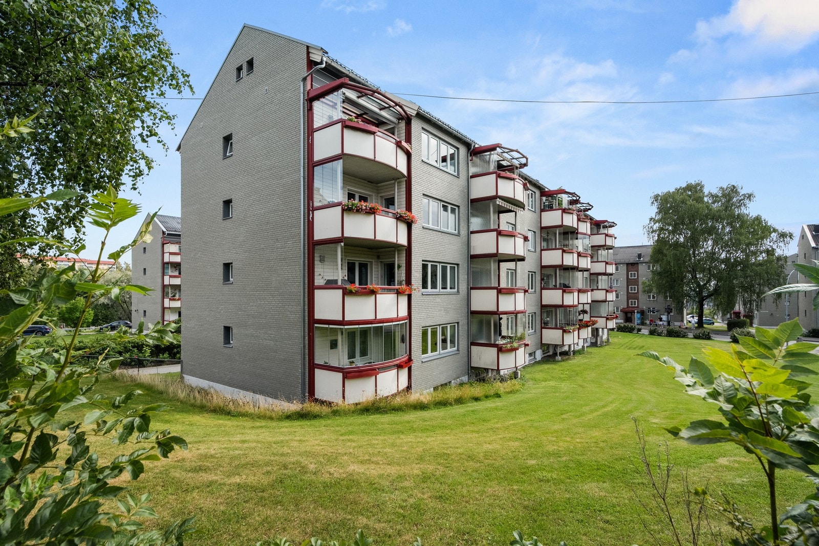 Den interne beliggenheten må sies å være svært god og kanskje en av de bedre i hele borettslaget Galleribilde