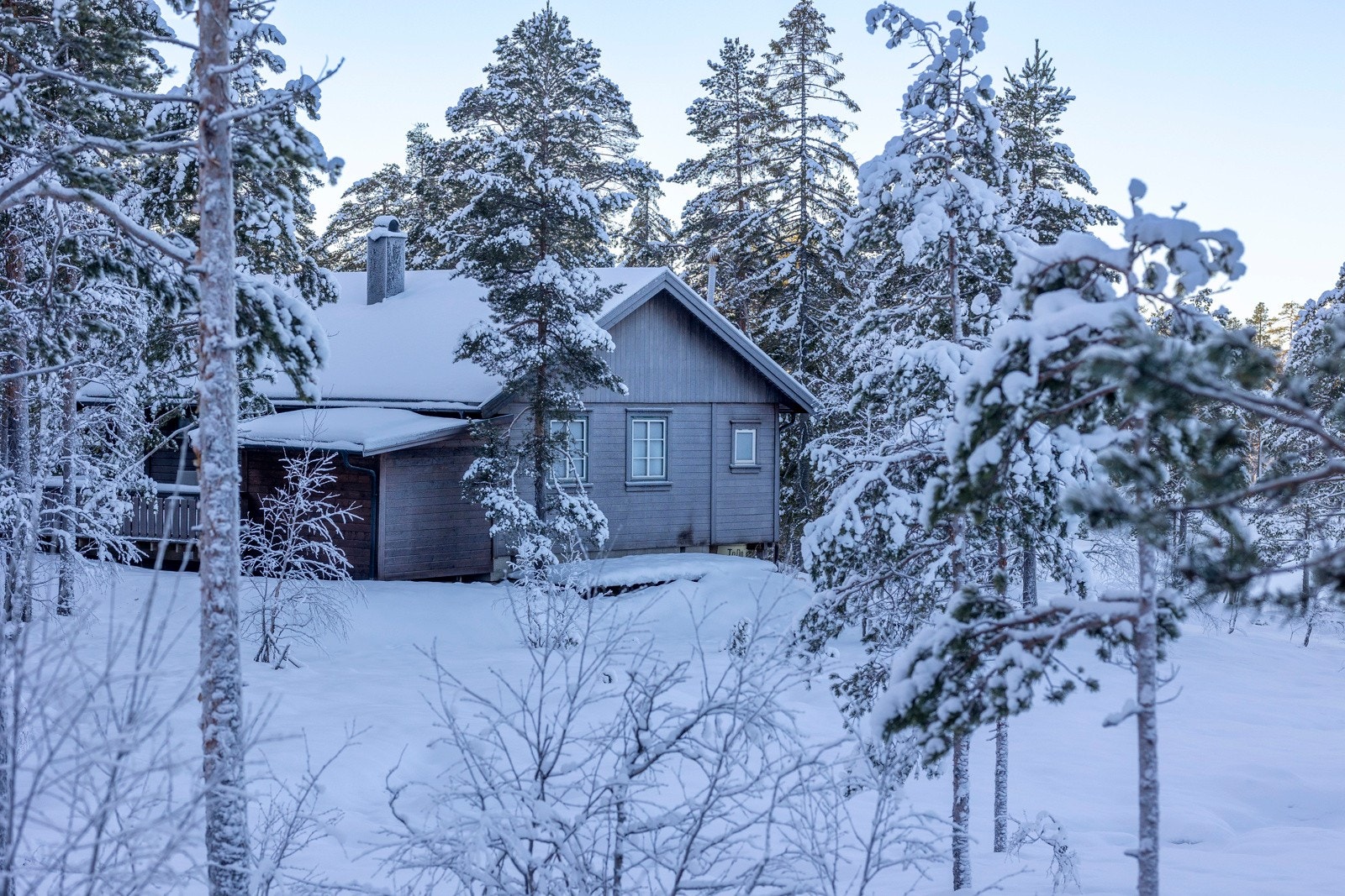 Magisk vinterstemning. Galleribilde