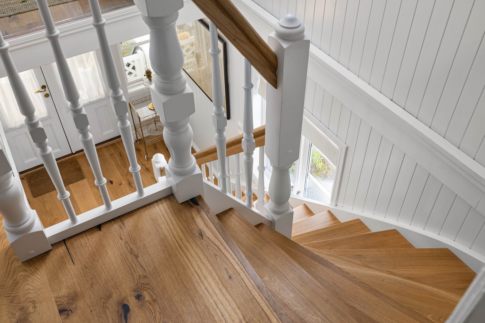 Detaljbilde av trappen. Galleribilde