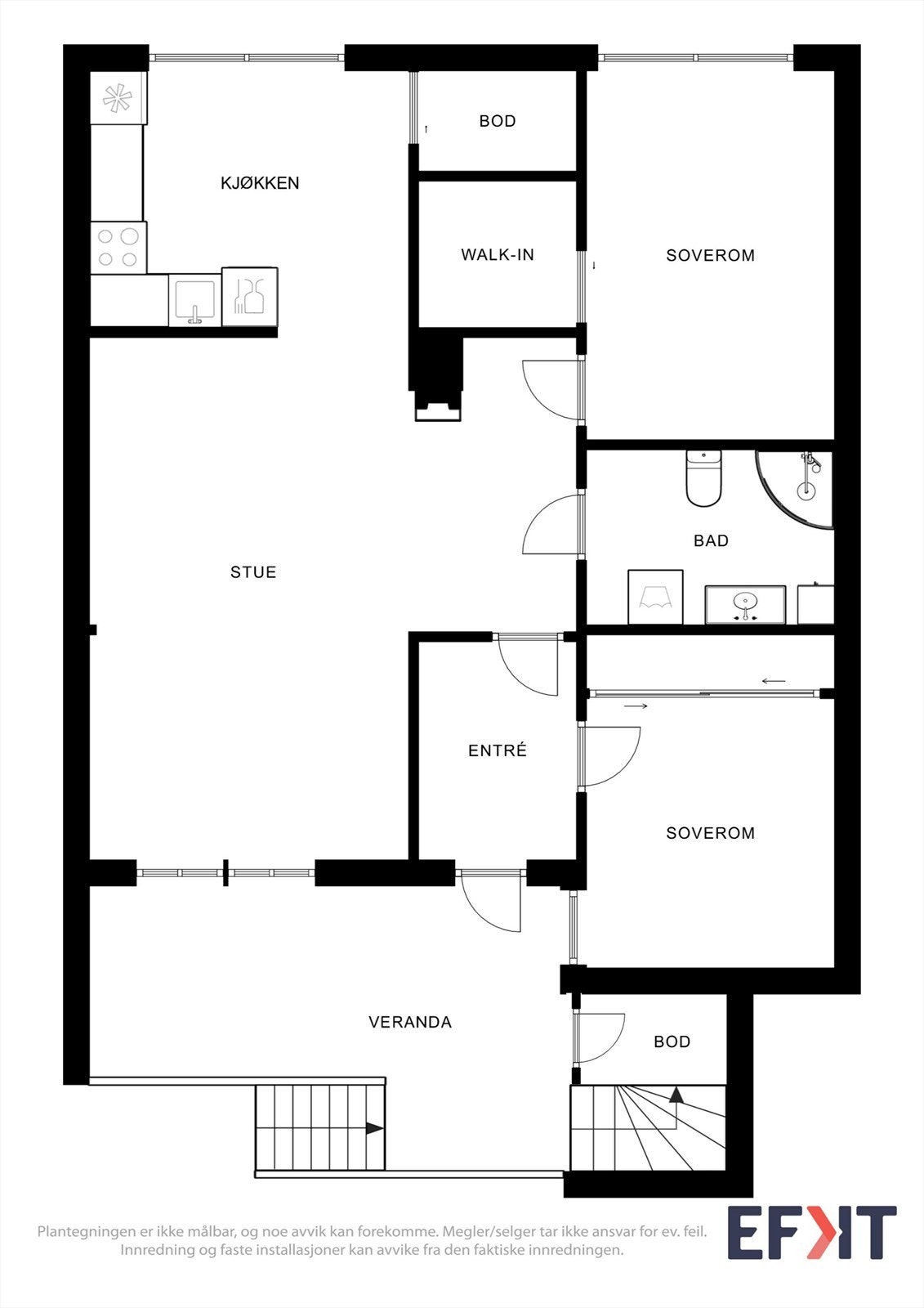 Plantegning Galleribilde