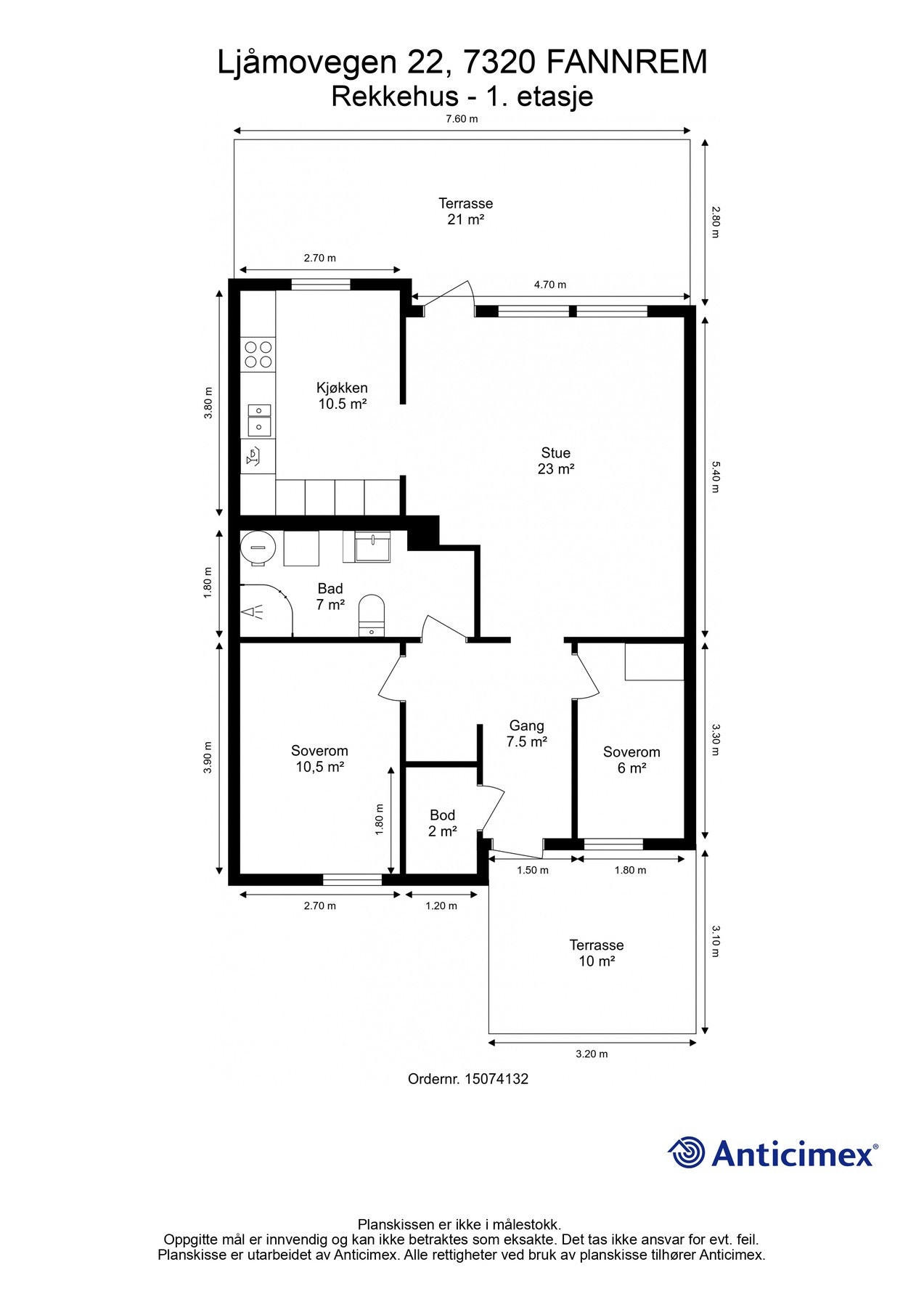 Planskisse. Galleribilde