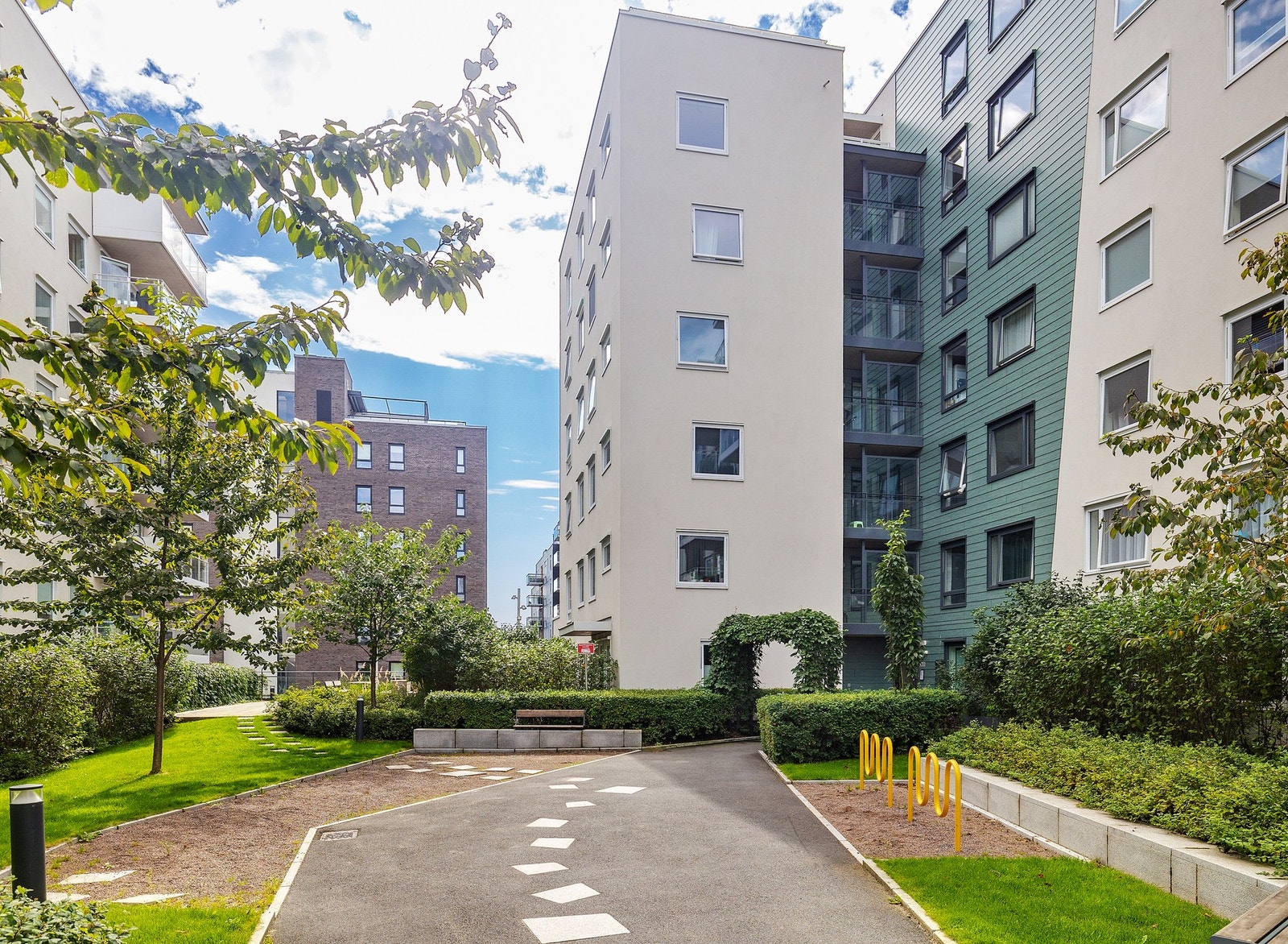 Hyggelig inngangsparti. Galleribilde