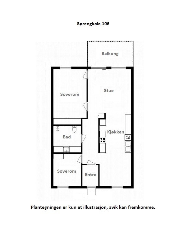 Plantegning Galleribilde