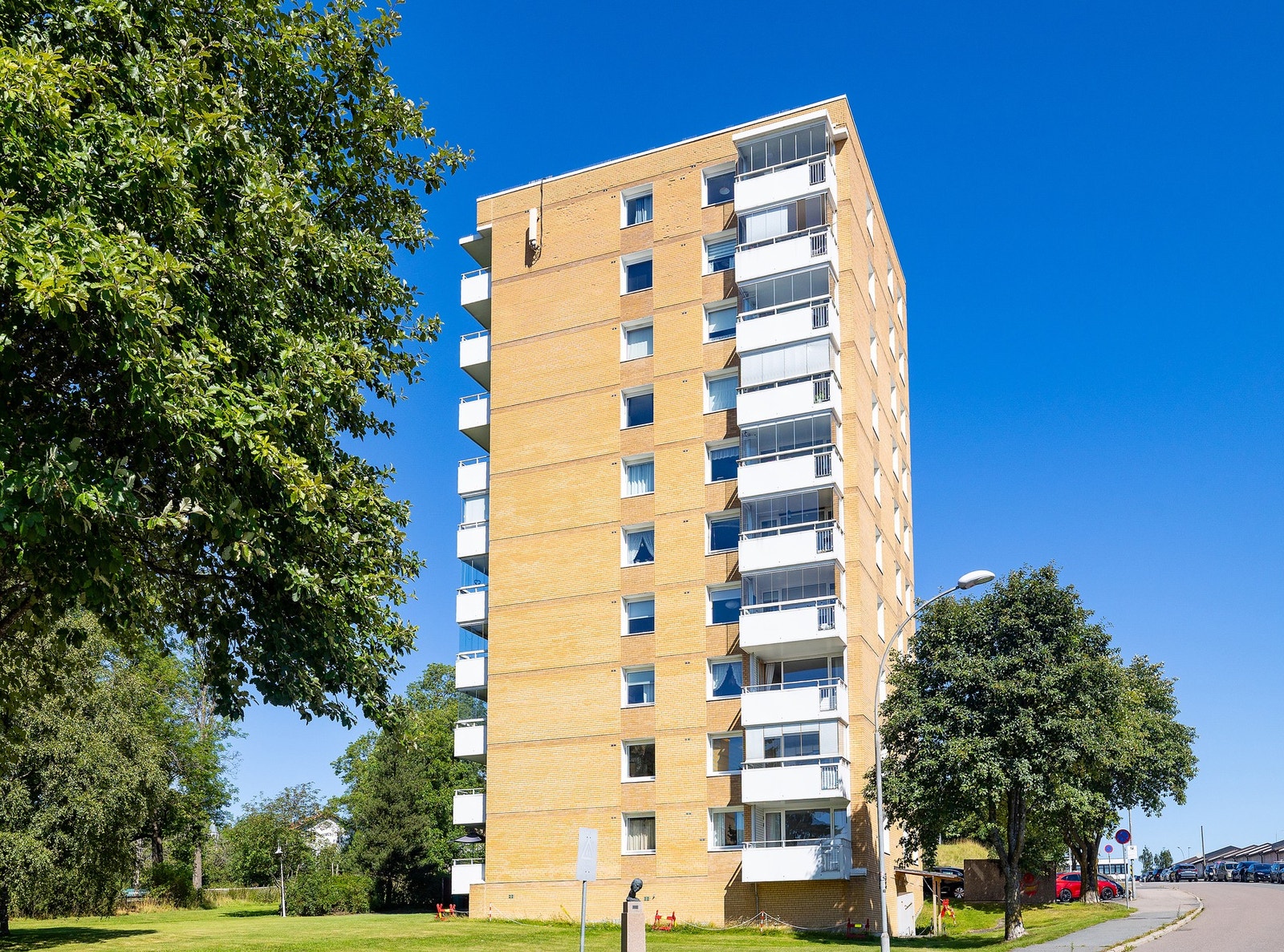 Fasade av blokken. Galleribilde