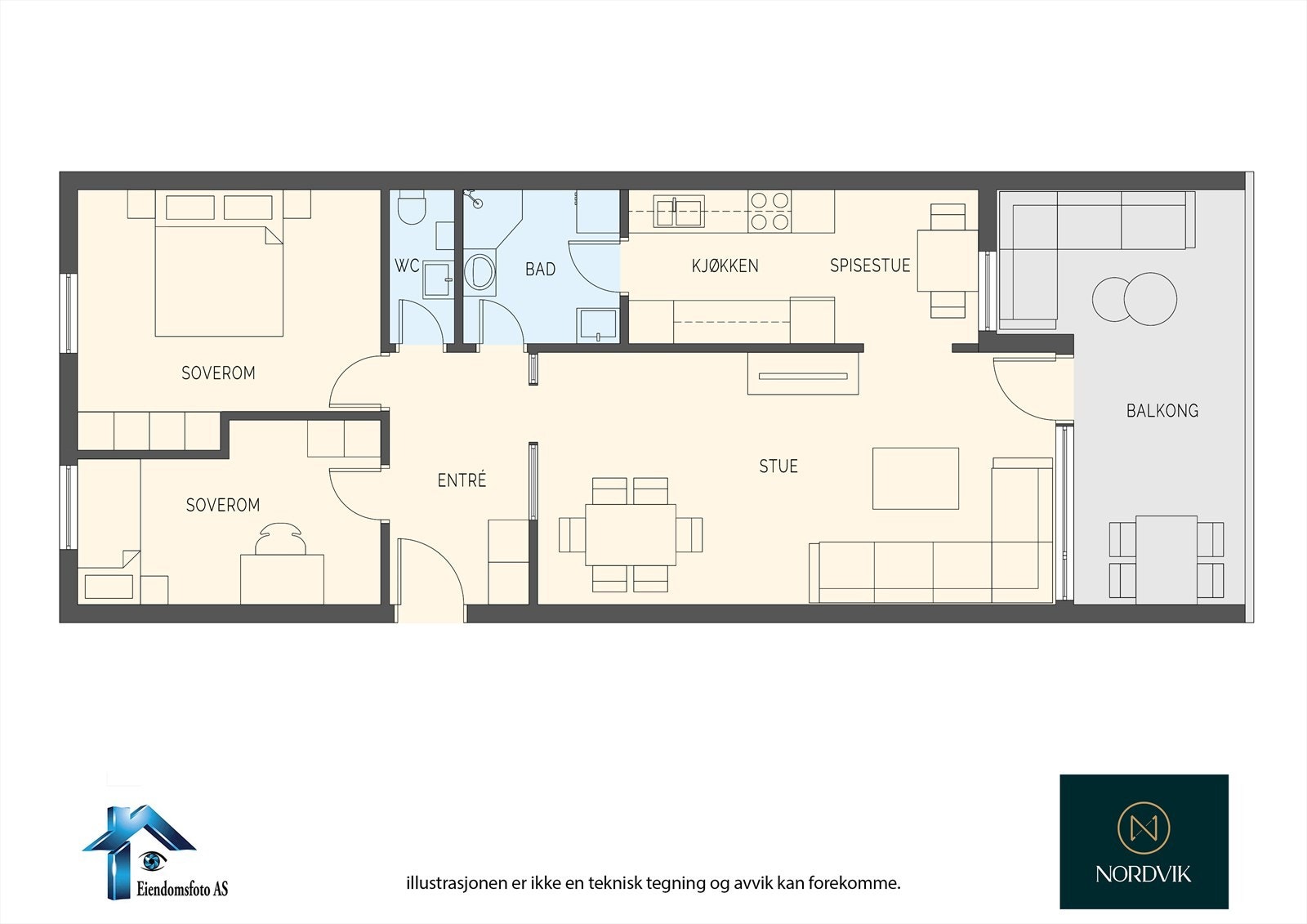 Planskisse Galleribilde