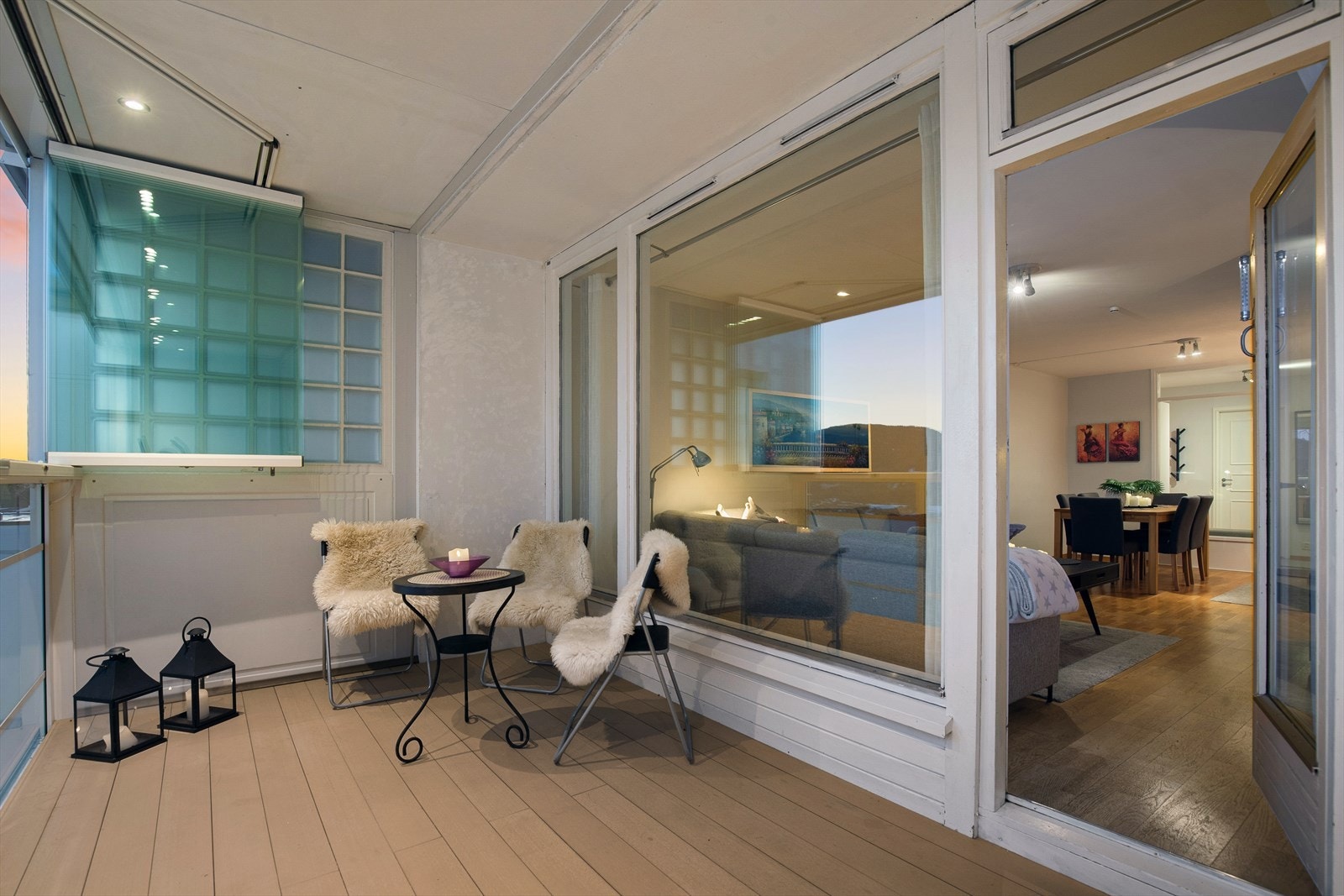 Her kan du nyte gode solforhold og fantastisk utsikt Galleribilde