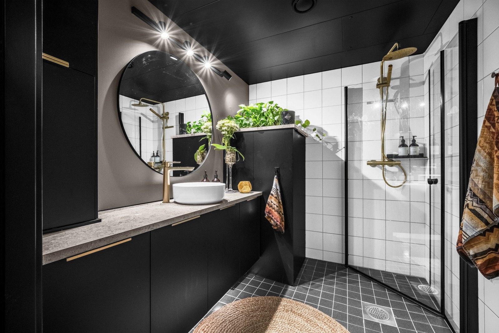 Nydelig baderom oppgradert i 2023/24. Galleribilde