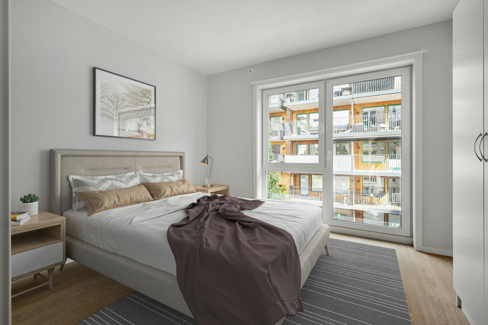 Lyst hovedsoverom med gode lysinnslipp Galleribilde