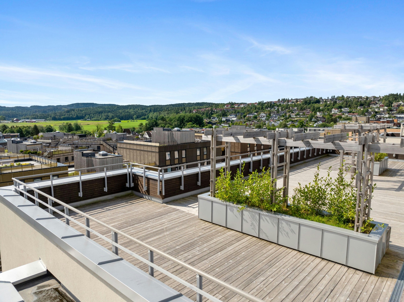Flott takterrasse Galleribilde