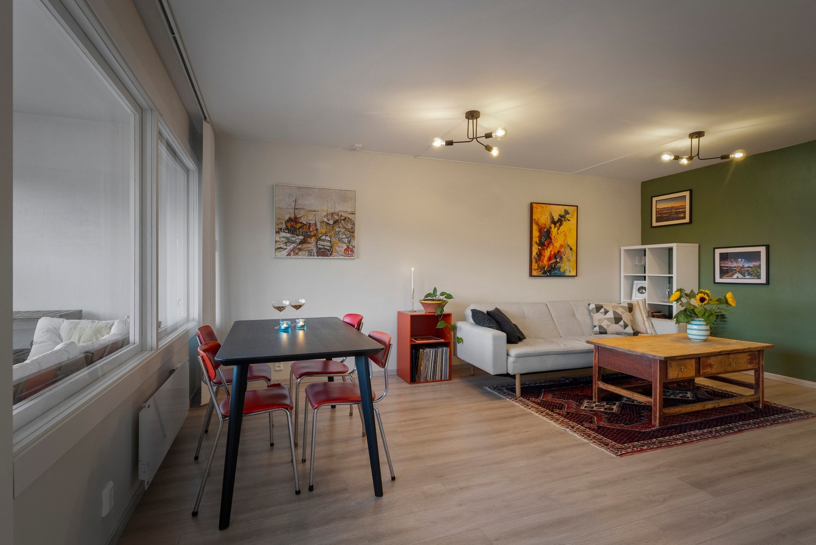 Lun kveldsstemning Galleribilde