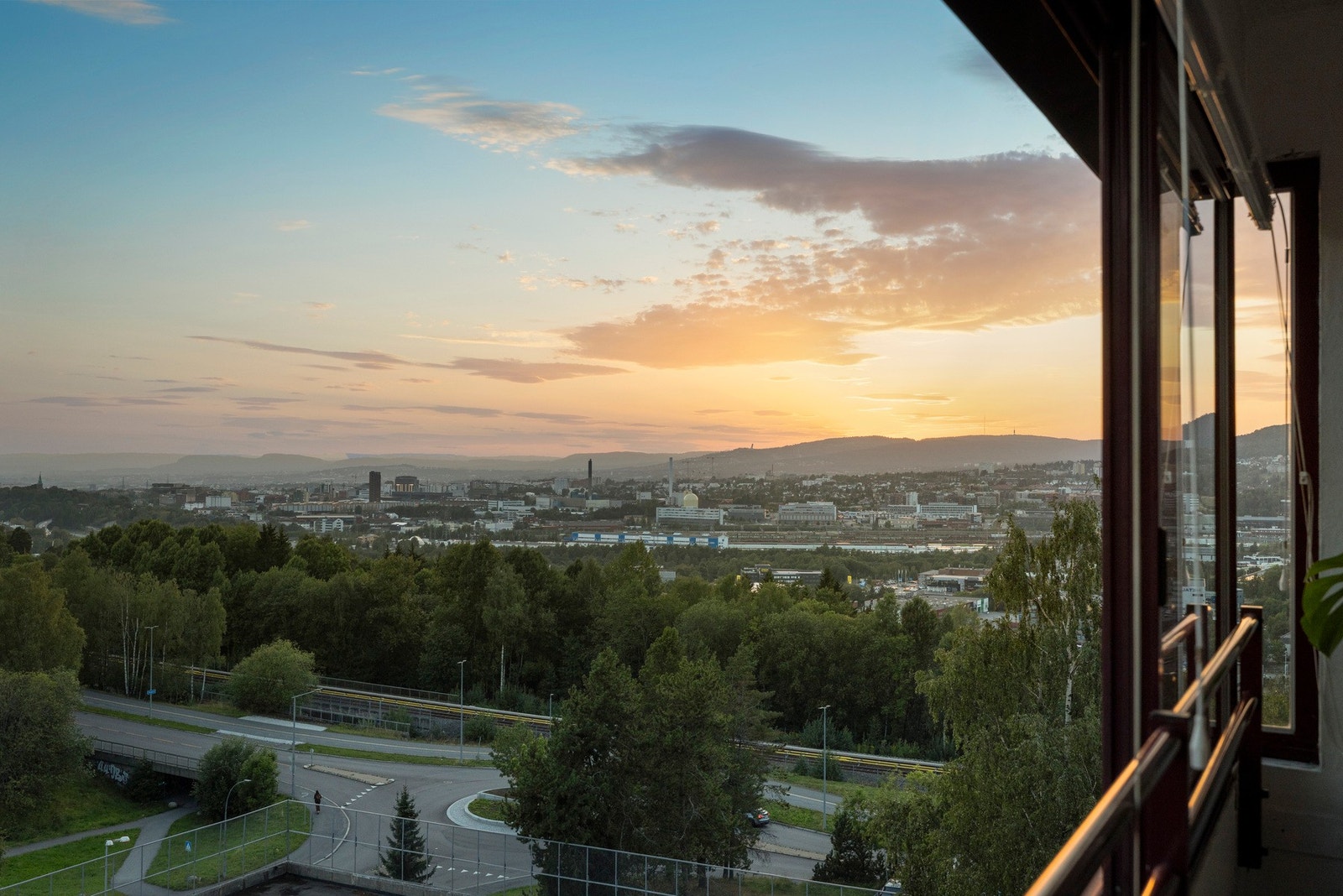 Nydelig kveldsutsikt Galleribilde