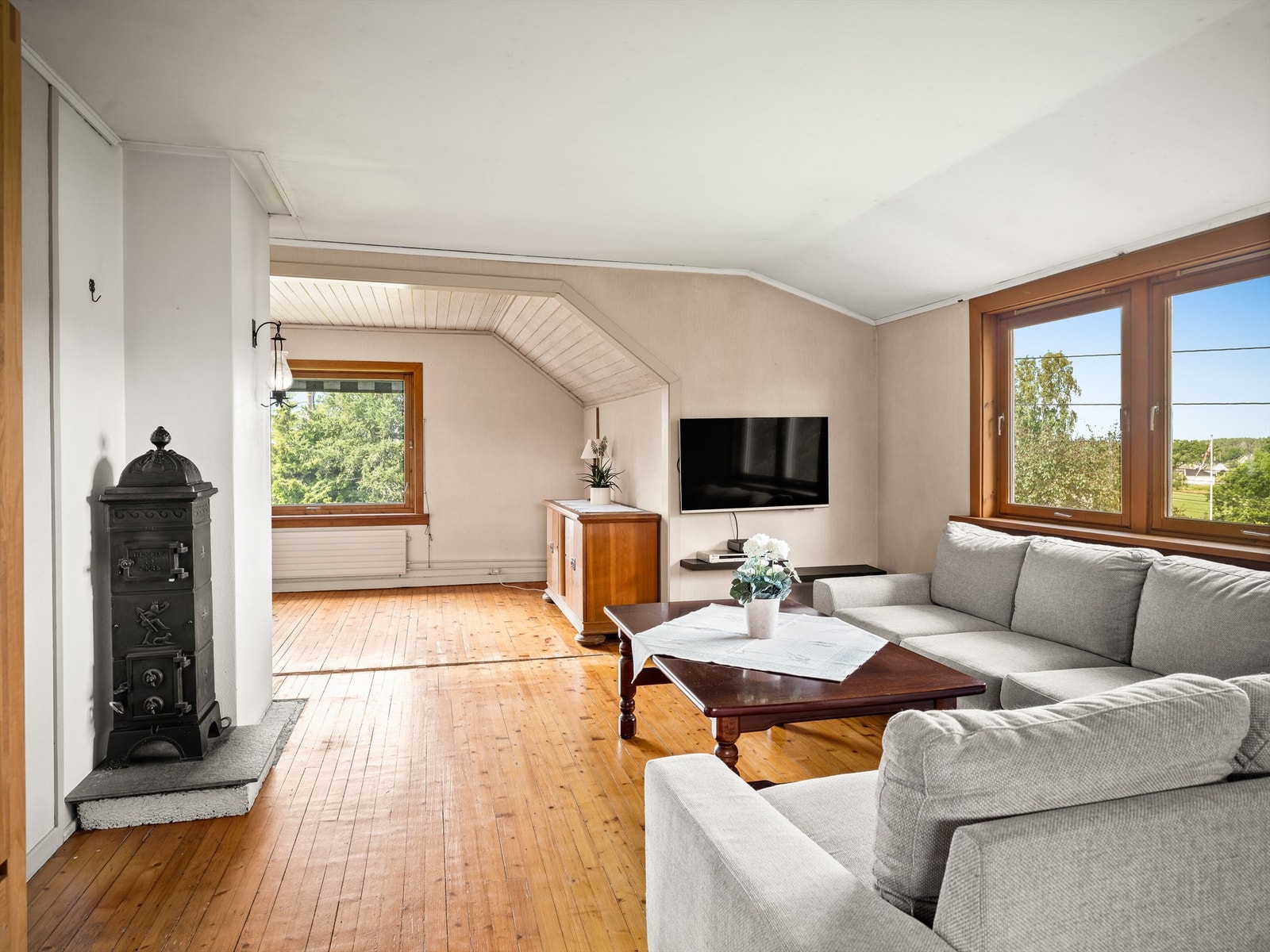 Ønskes hele boligen benyttet under ett kan det være hensiktsmessig å kartlegge mulighetene for å endre romløsningen samtidig med oppussing. Galleribilde