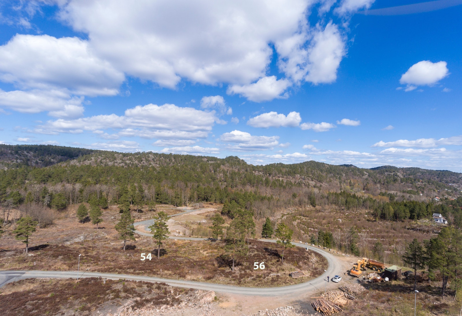 Tomtene har ikke boplikt og er selveiertomter Galleribilde