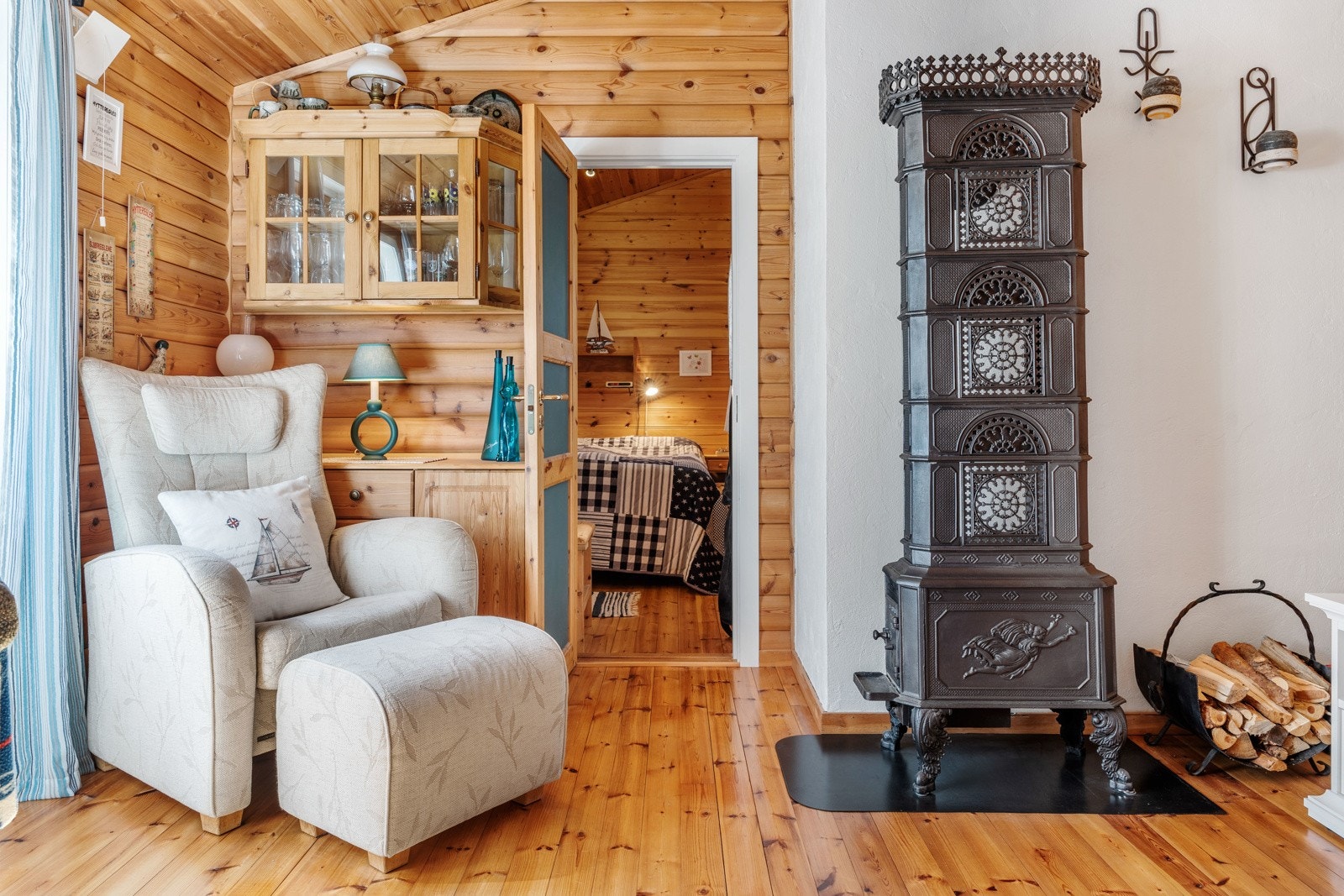 Lesekrok, etasjeovn Galleribilde