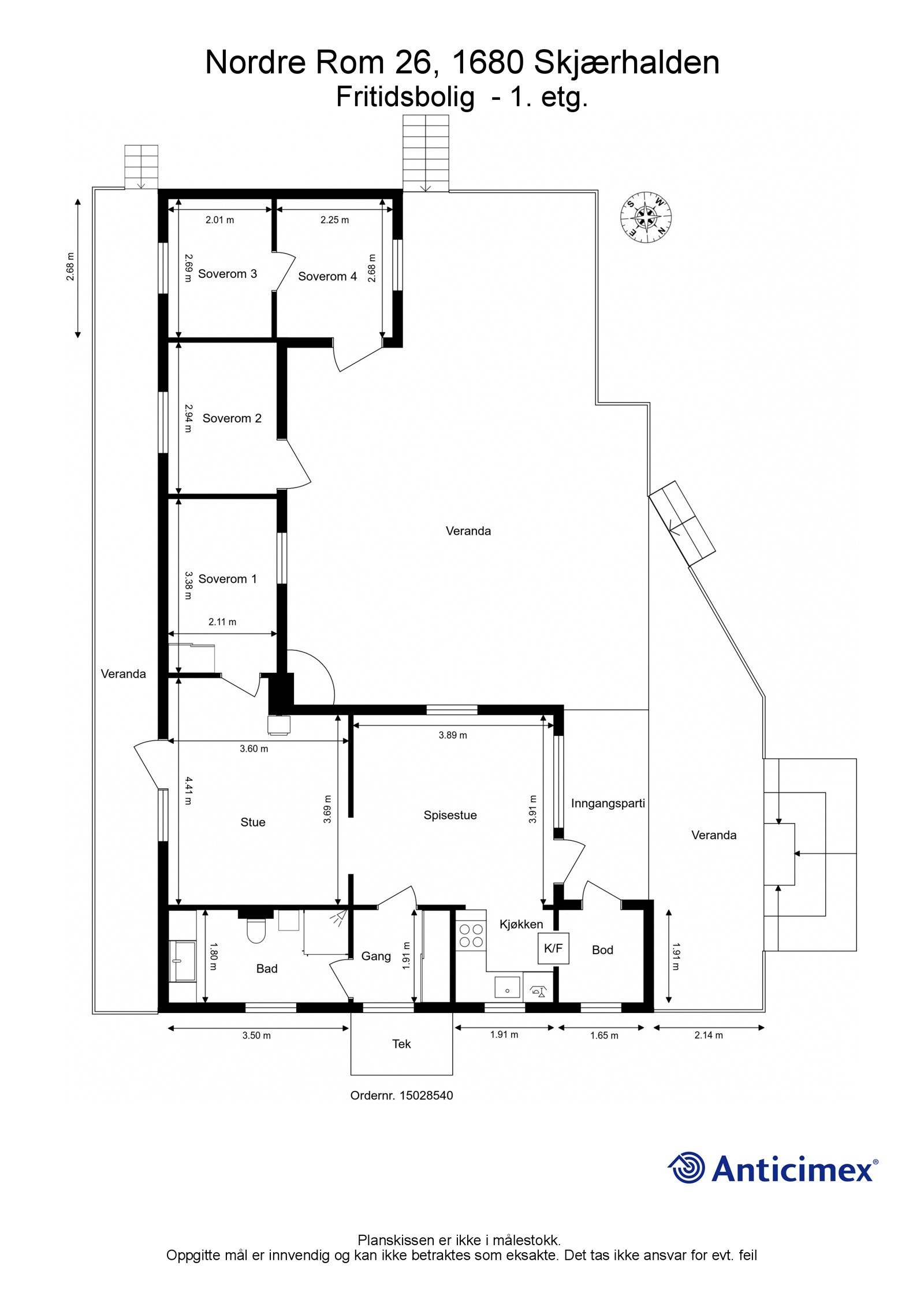 Plantegning Galleribilde
