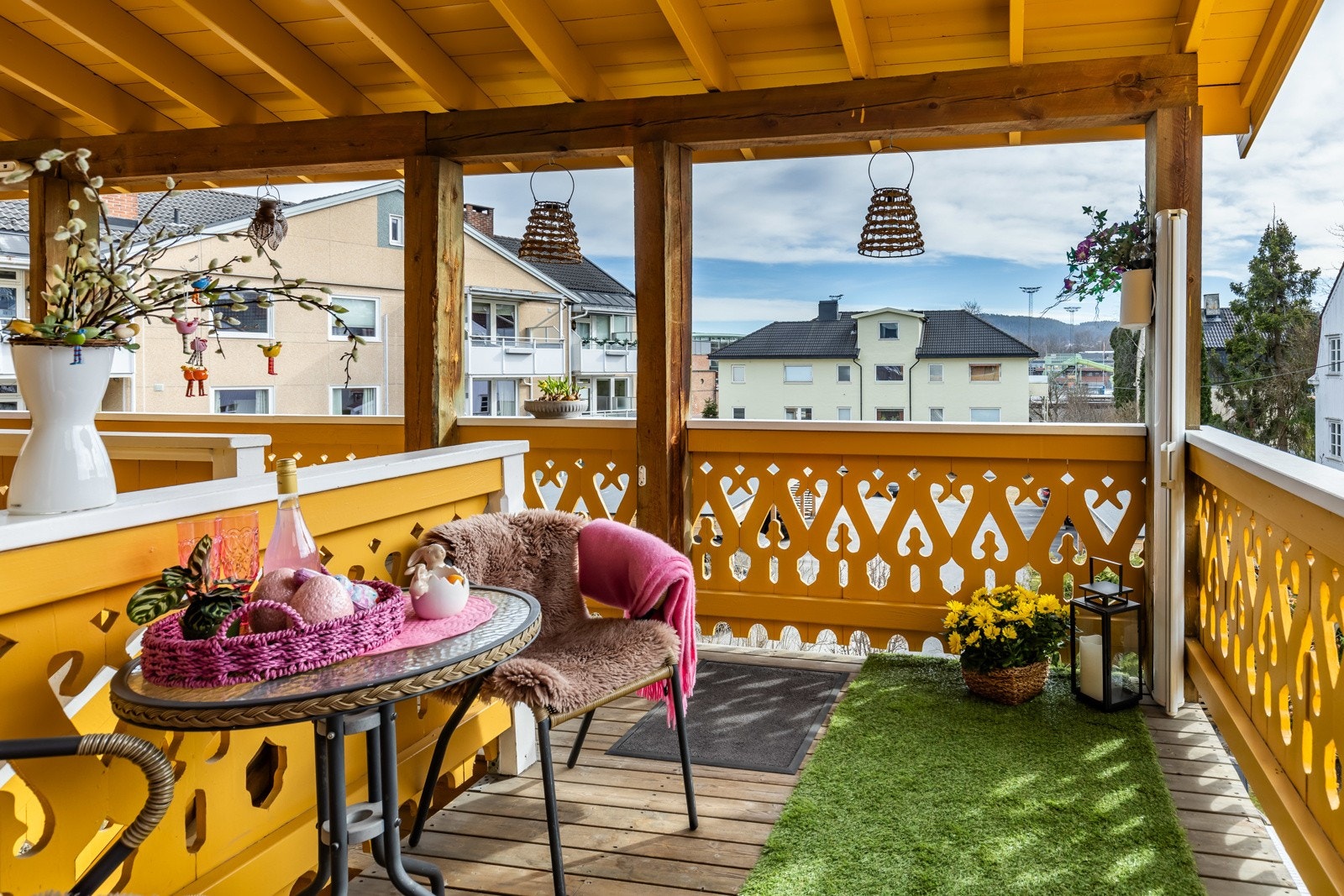 Her kan man nyte morgensolen både vår, sommer og høst. Galleribilde
