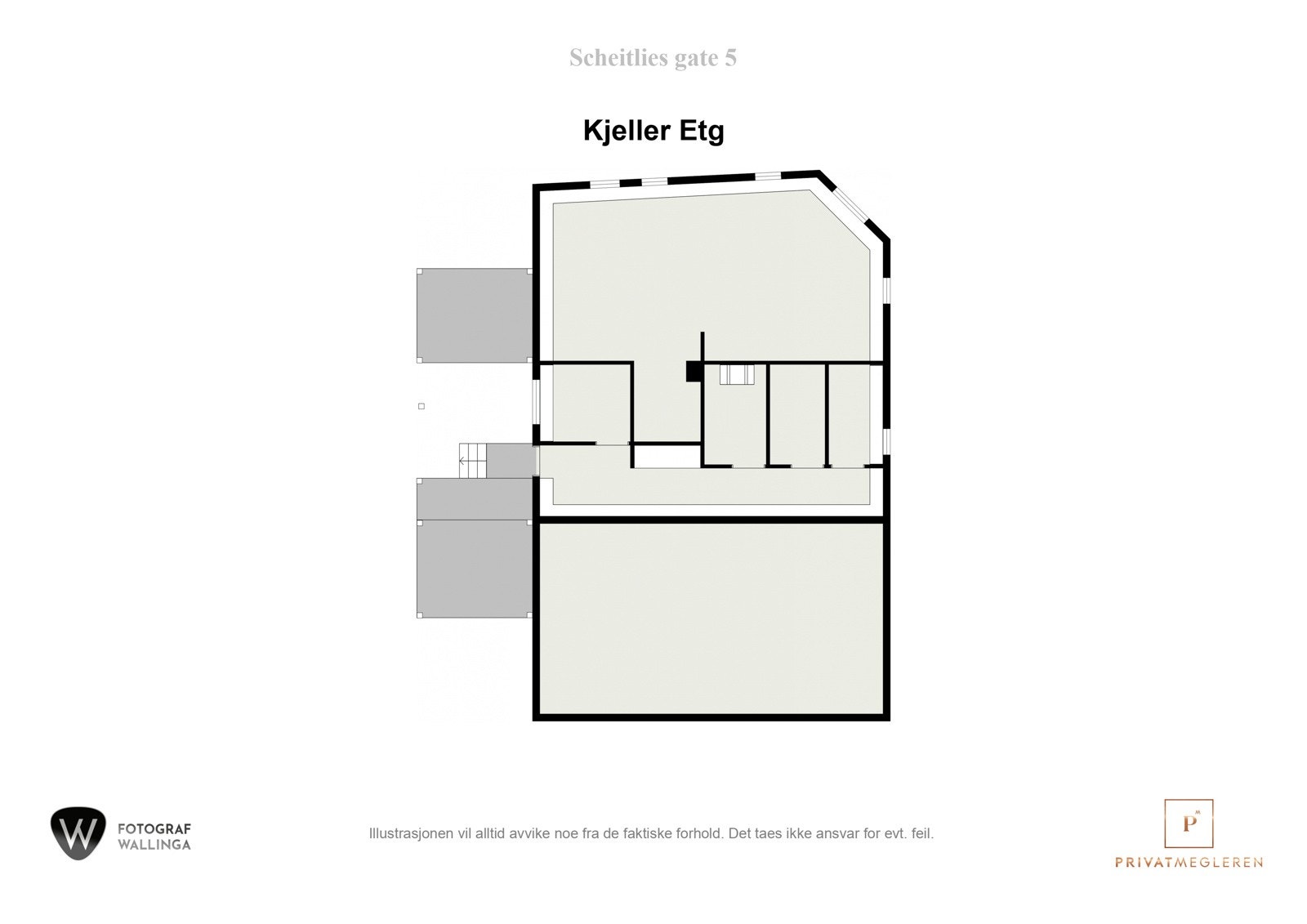 Plantegning kjeller Galleribilde