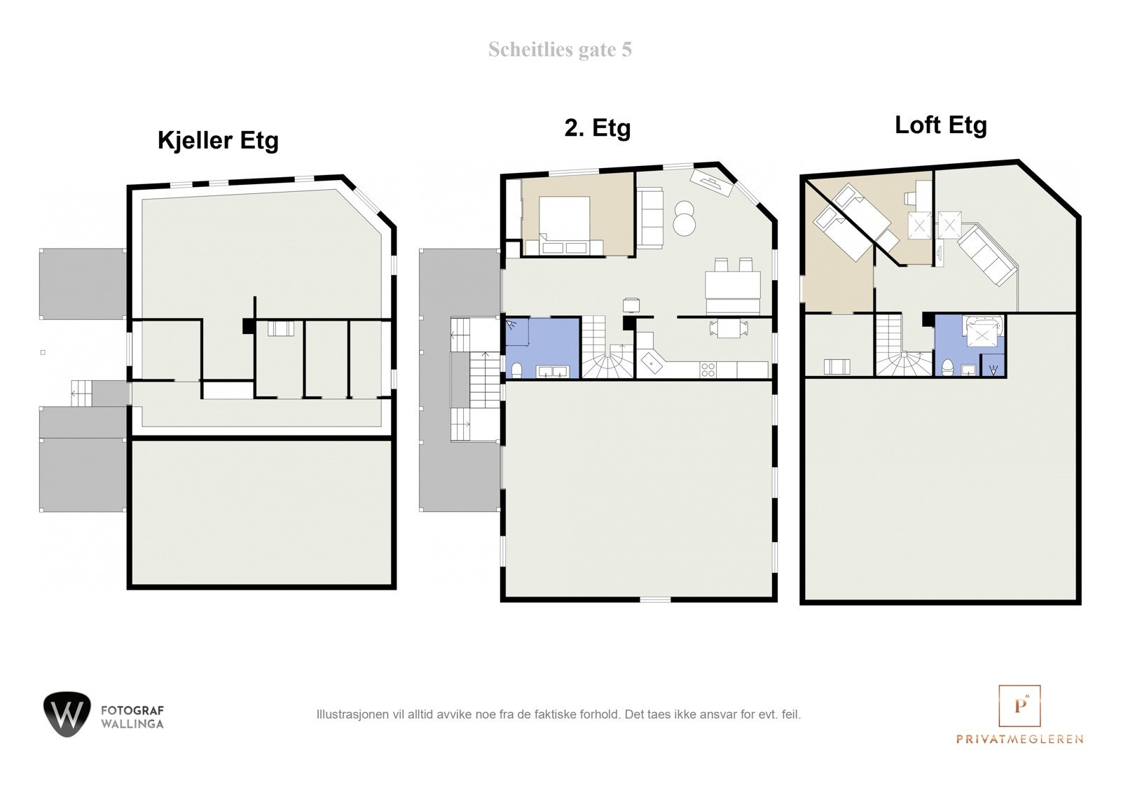 Plantegning Galleribilde