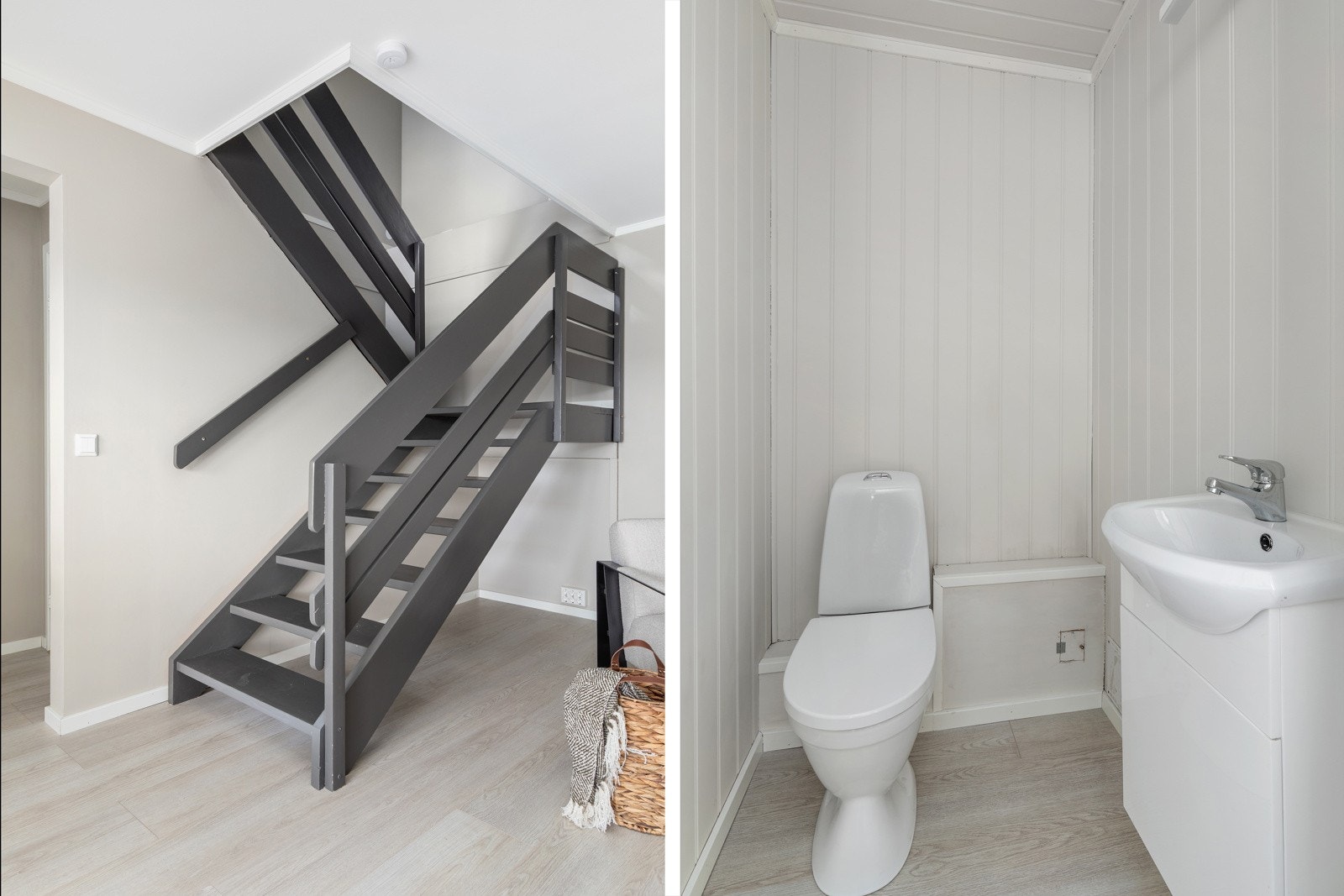 Ved trappen finner man et ekstra WC-rom. Galleribilde