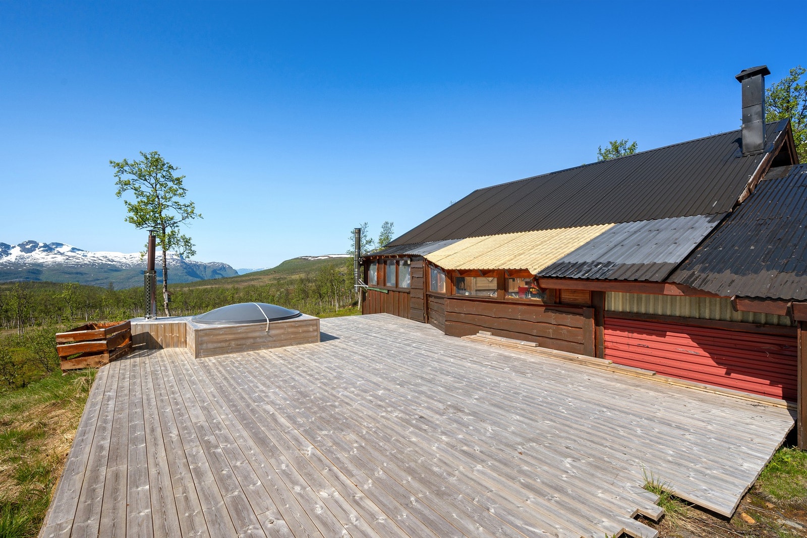 Perfekt sted for lange kvelder under åpen himmel Galleribilde