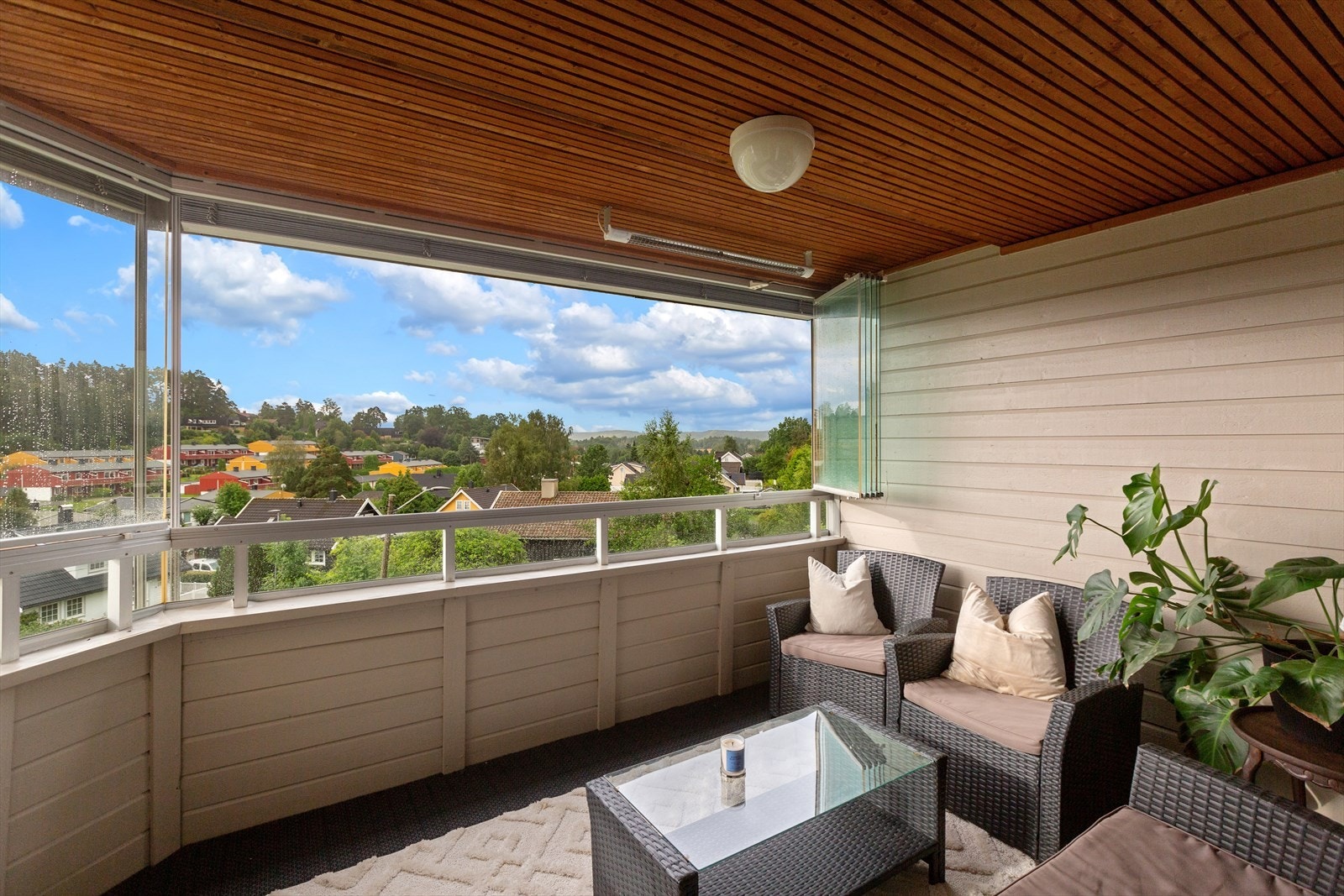 Balkong med utsikt Galleribilde