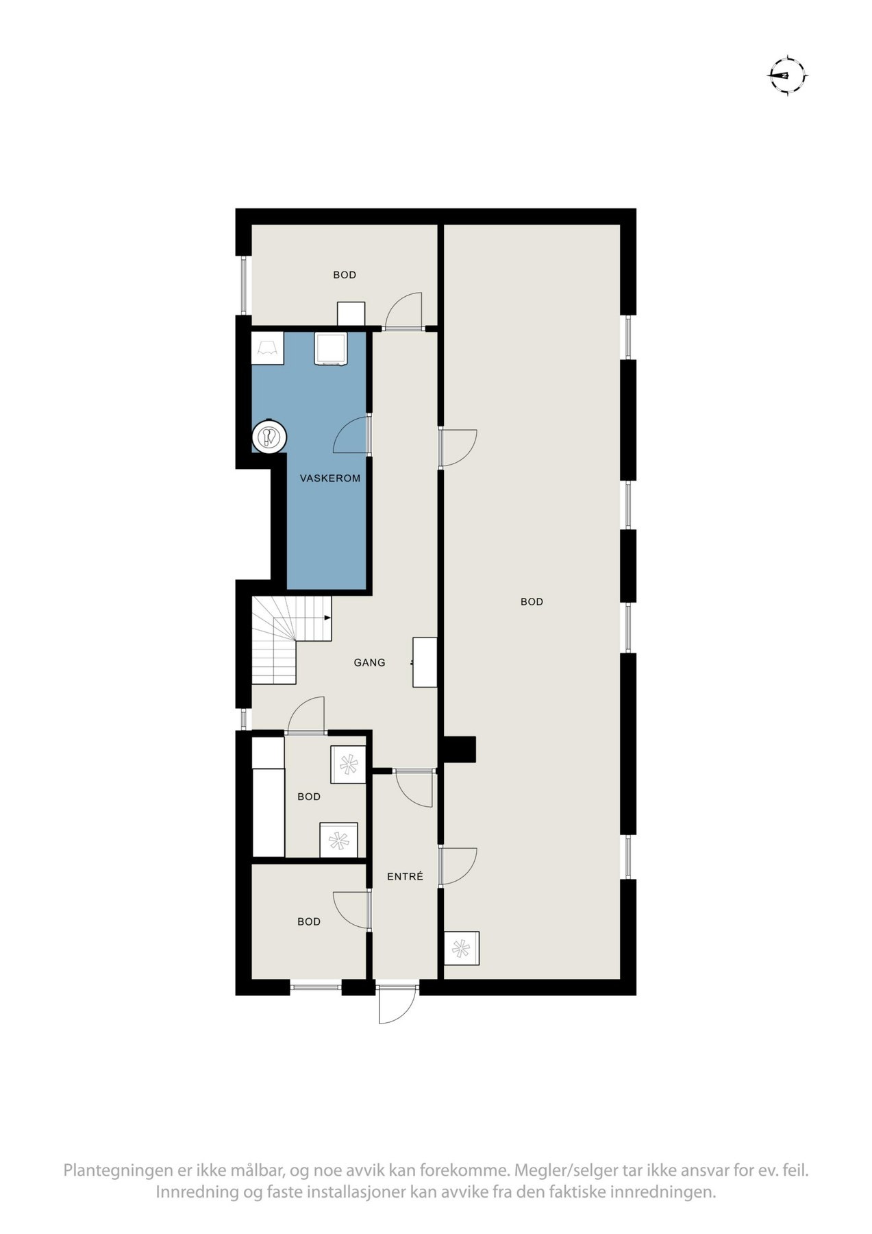 Plantegning kjeller Galleribilde