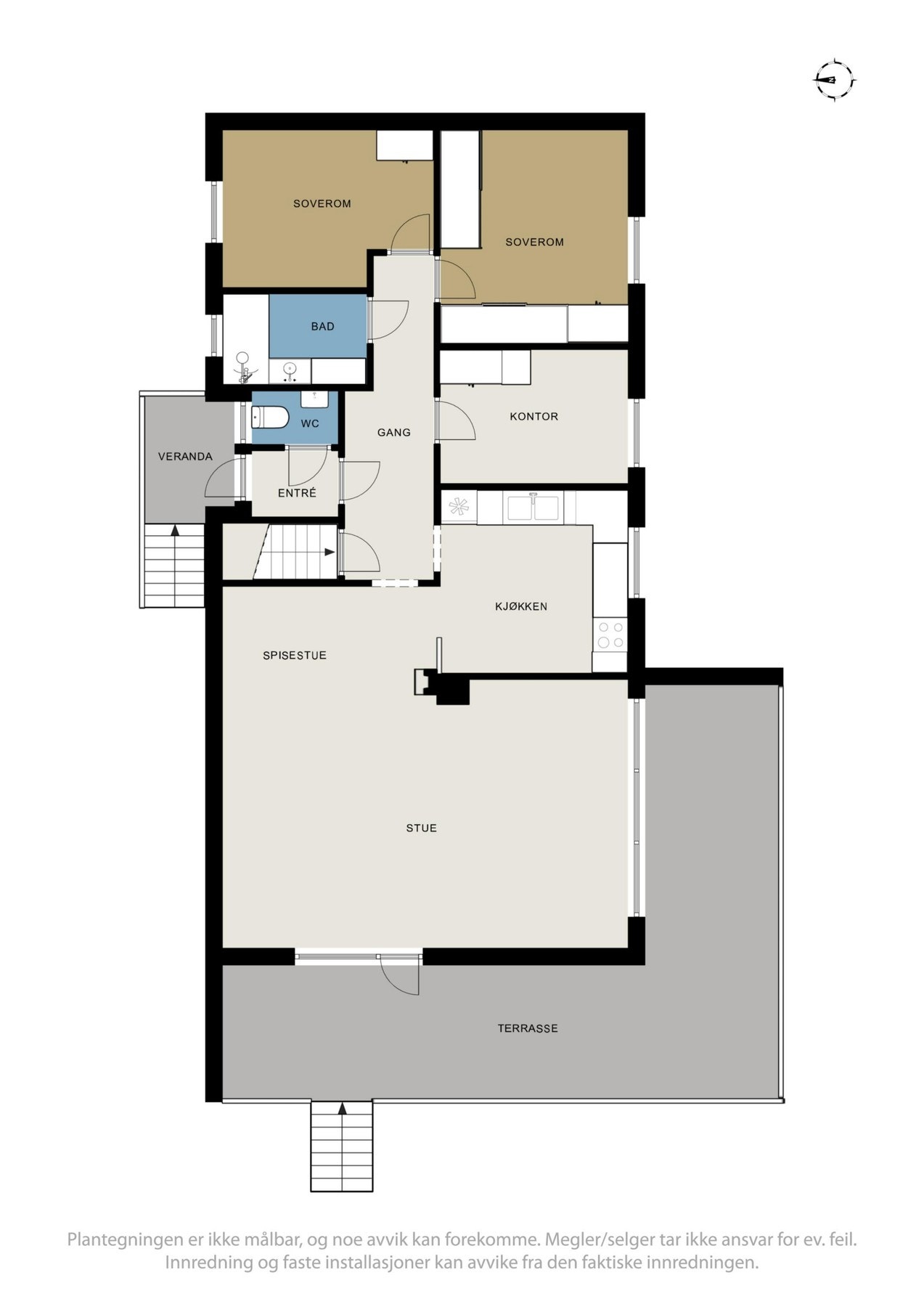 Plantegning hovedplan Galleribilde