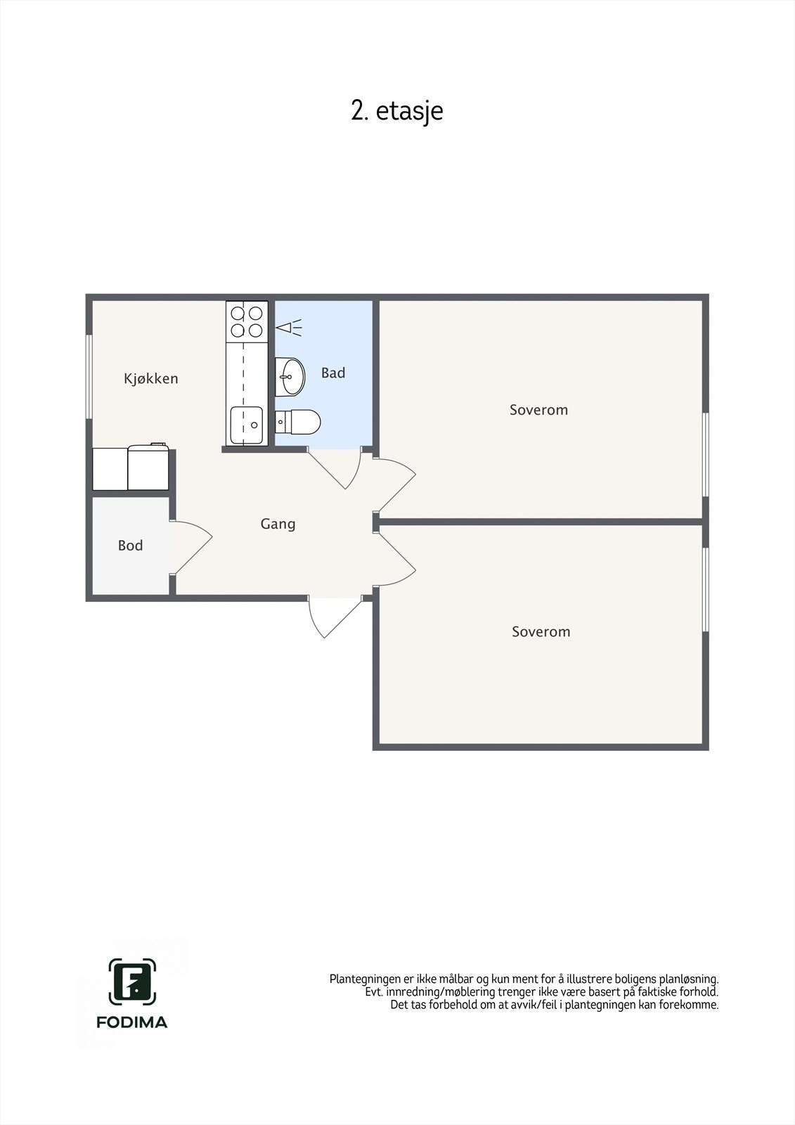 Hellåsen - 2D - 2. etasje - plant
egning Galleribilde