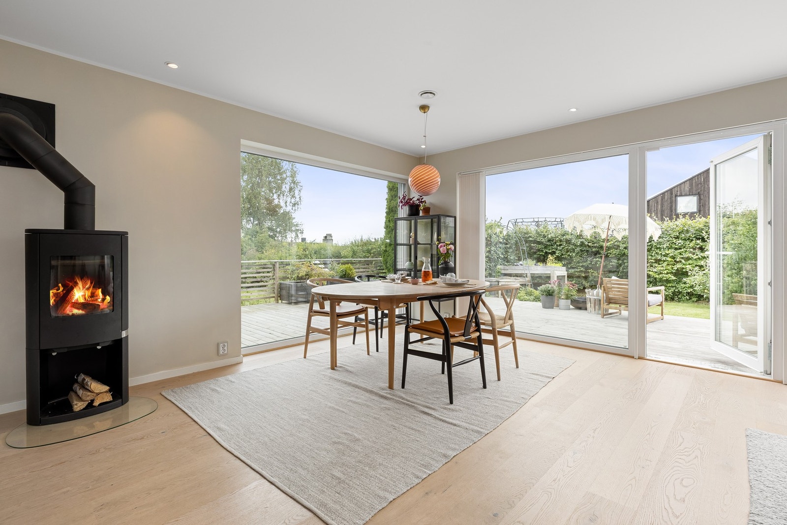 Dette er en stilfull og innbydende tomannsbolig. Galleribilde