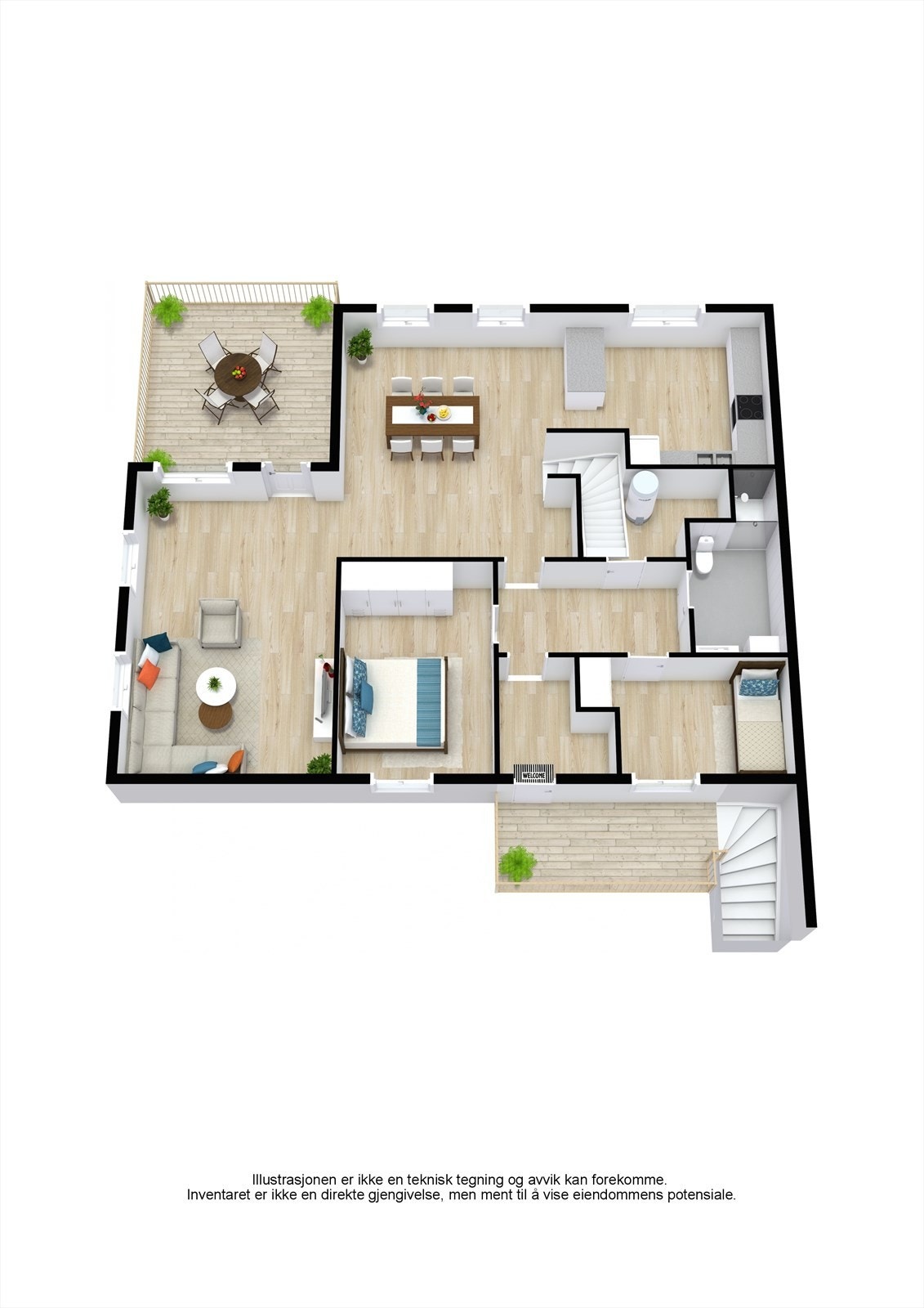 Plantegning 2.etasje. Galleribilde