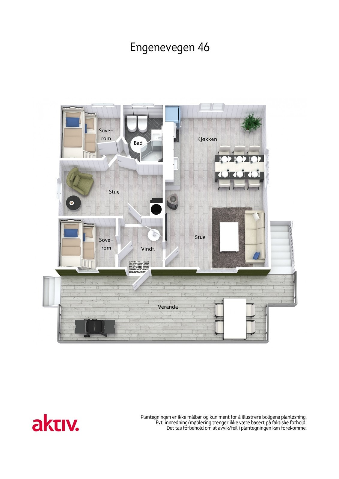 Plantegning Galleribilde