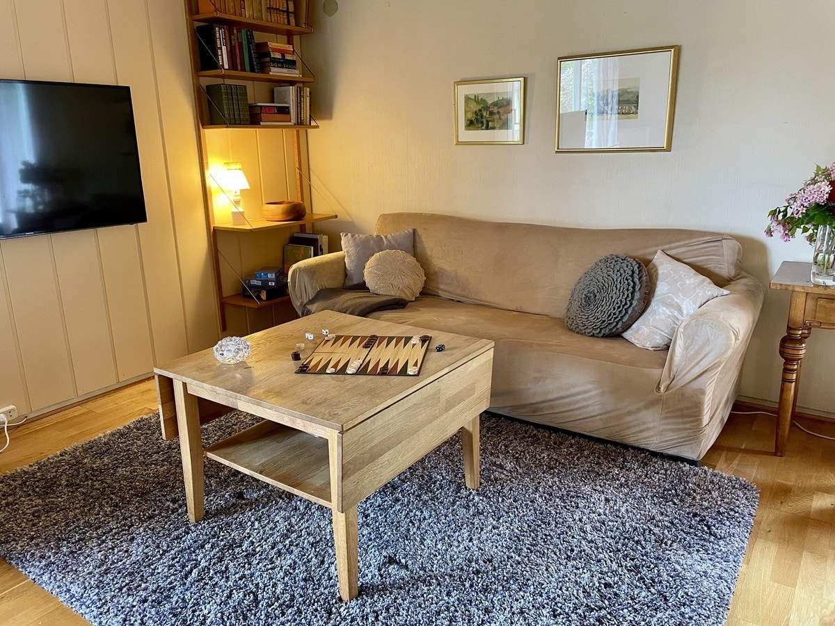 Stor og lys stue Galleribilde