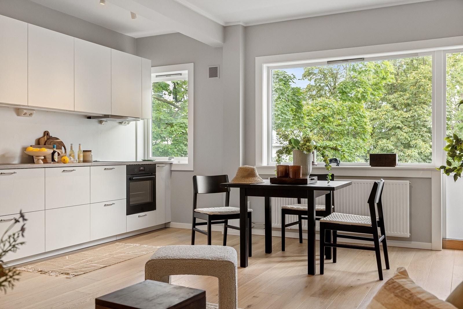 Her er det også god plass til et spisebord. Galleribilde