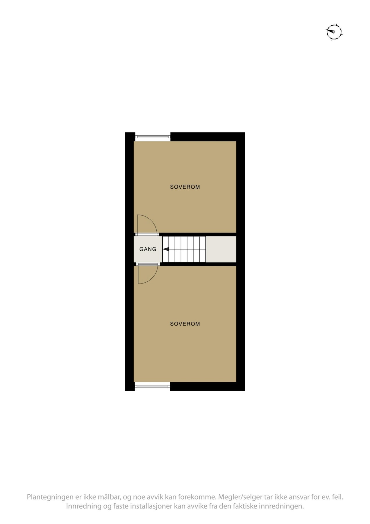 Plantegninger av loftetasjen. Galleribilde