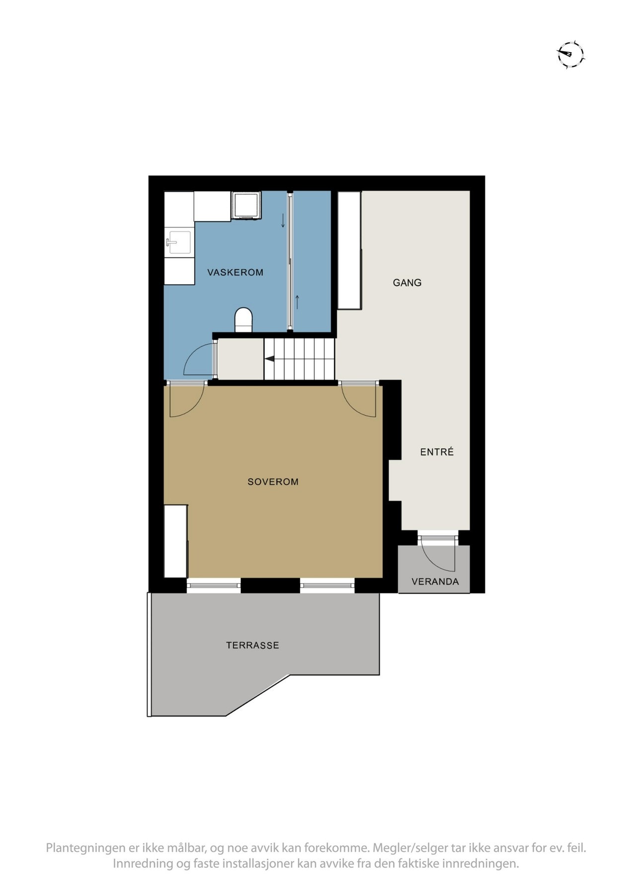 Plantegning av sokkeletasjen. Galleribilde