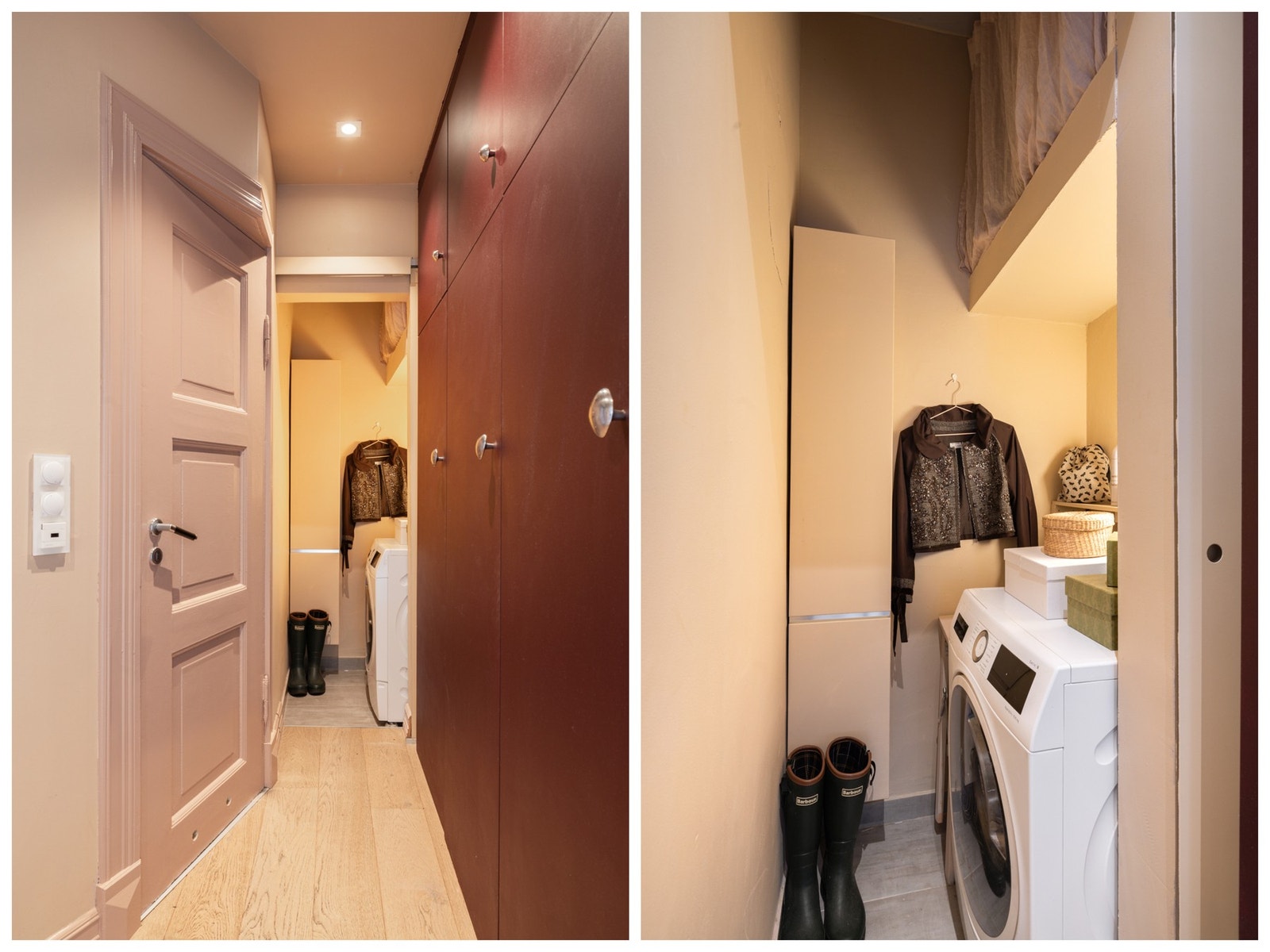 Her ser du boden din, med plass og opplegg til vaskemaskin. Galleribilde