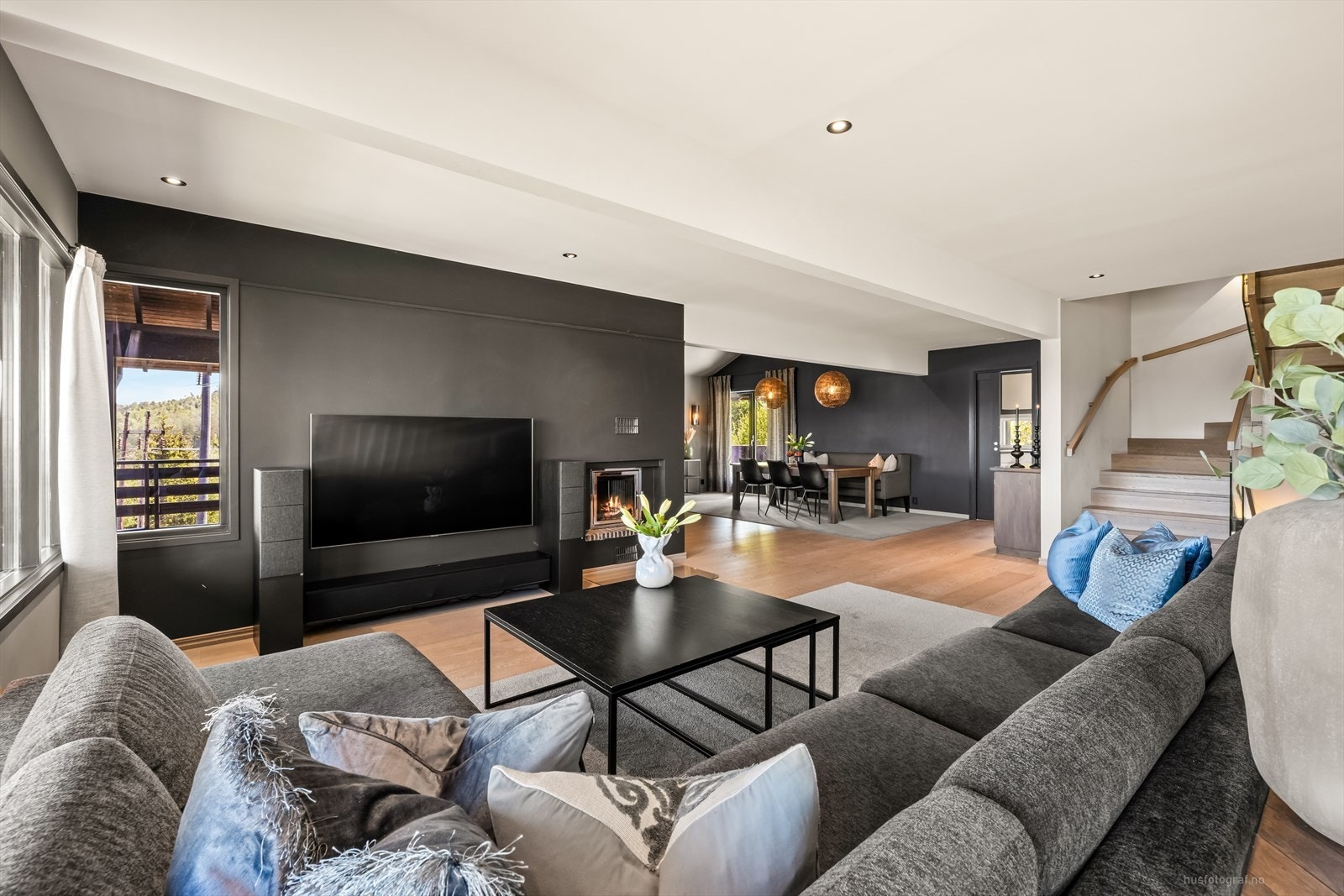 Boligen bærer preg av en gjennomgående høy standard med smarte løsninger Galleribilde