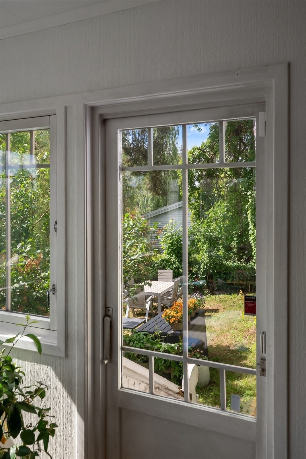 Terrassedør i spisestue Galleribilde