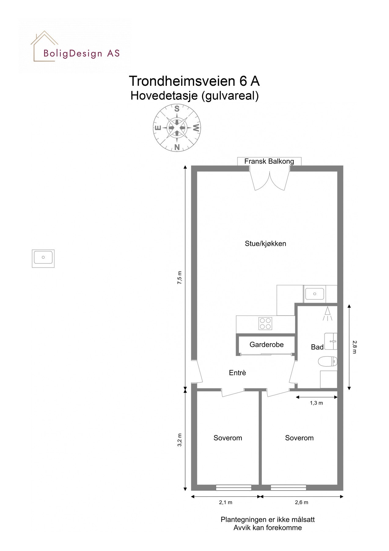 Plantegning. Galleribilde