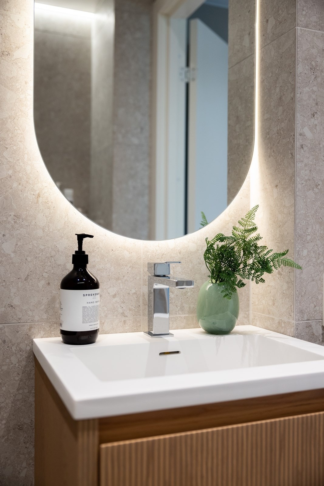 - Det er også opplegg for vaskemaskin - Galleribilde