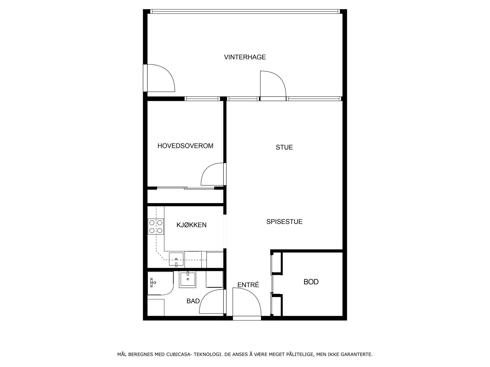 Veiledende plantegning Galleribilde